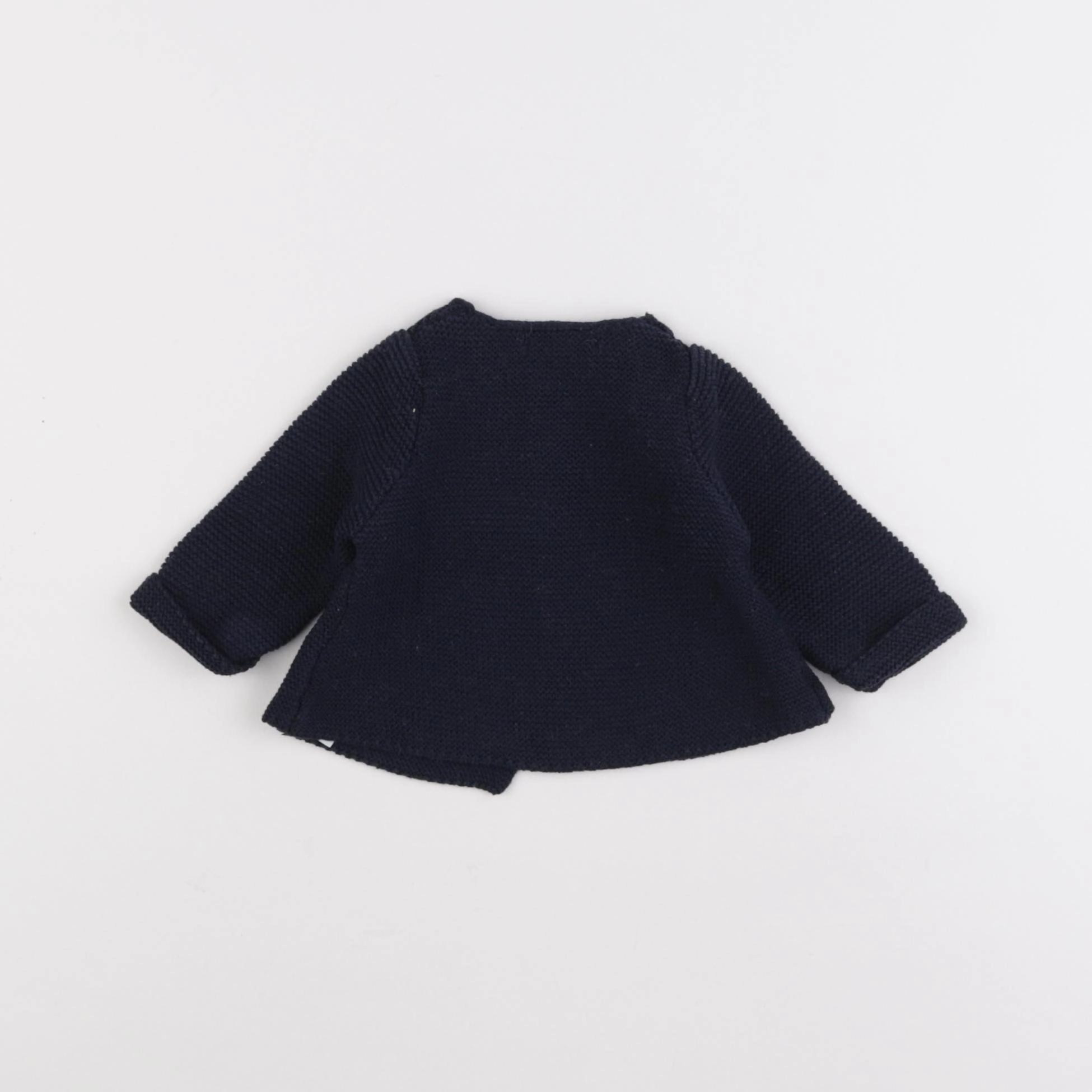 Vertbaudet - gilet bleu - 1 mois