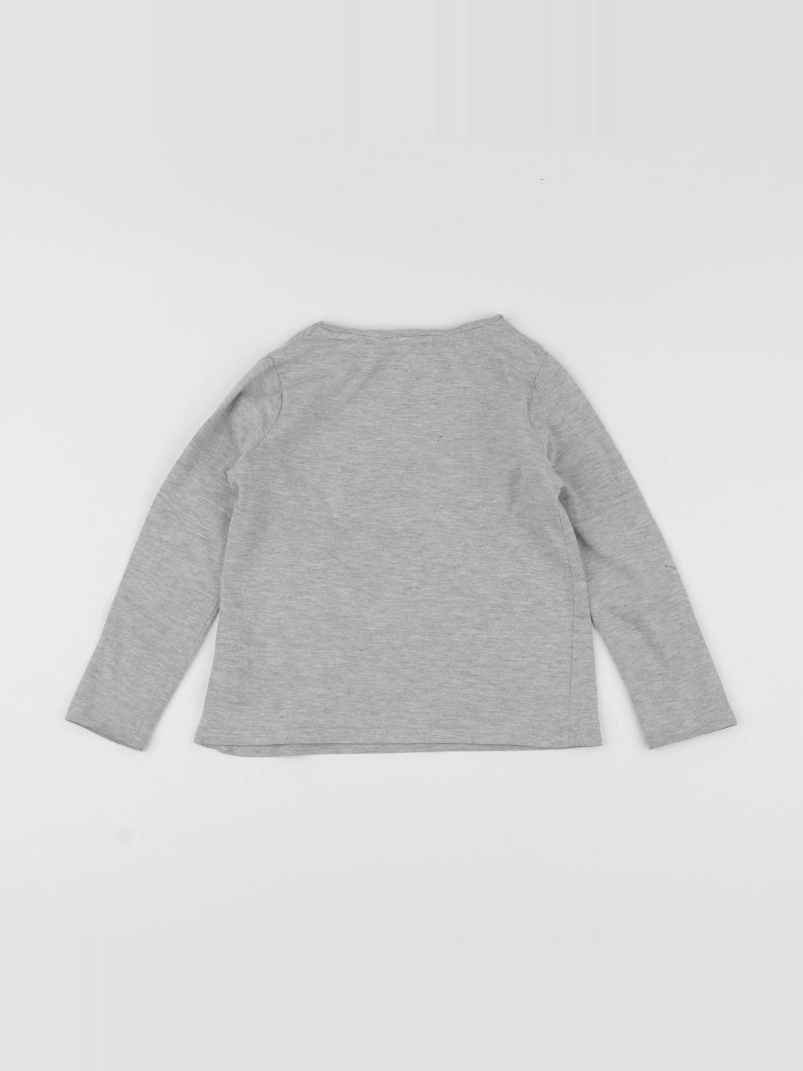 Vertbaudet - tee-shirt gris - 4 ans