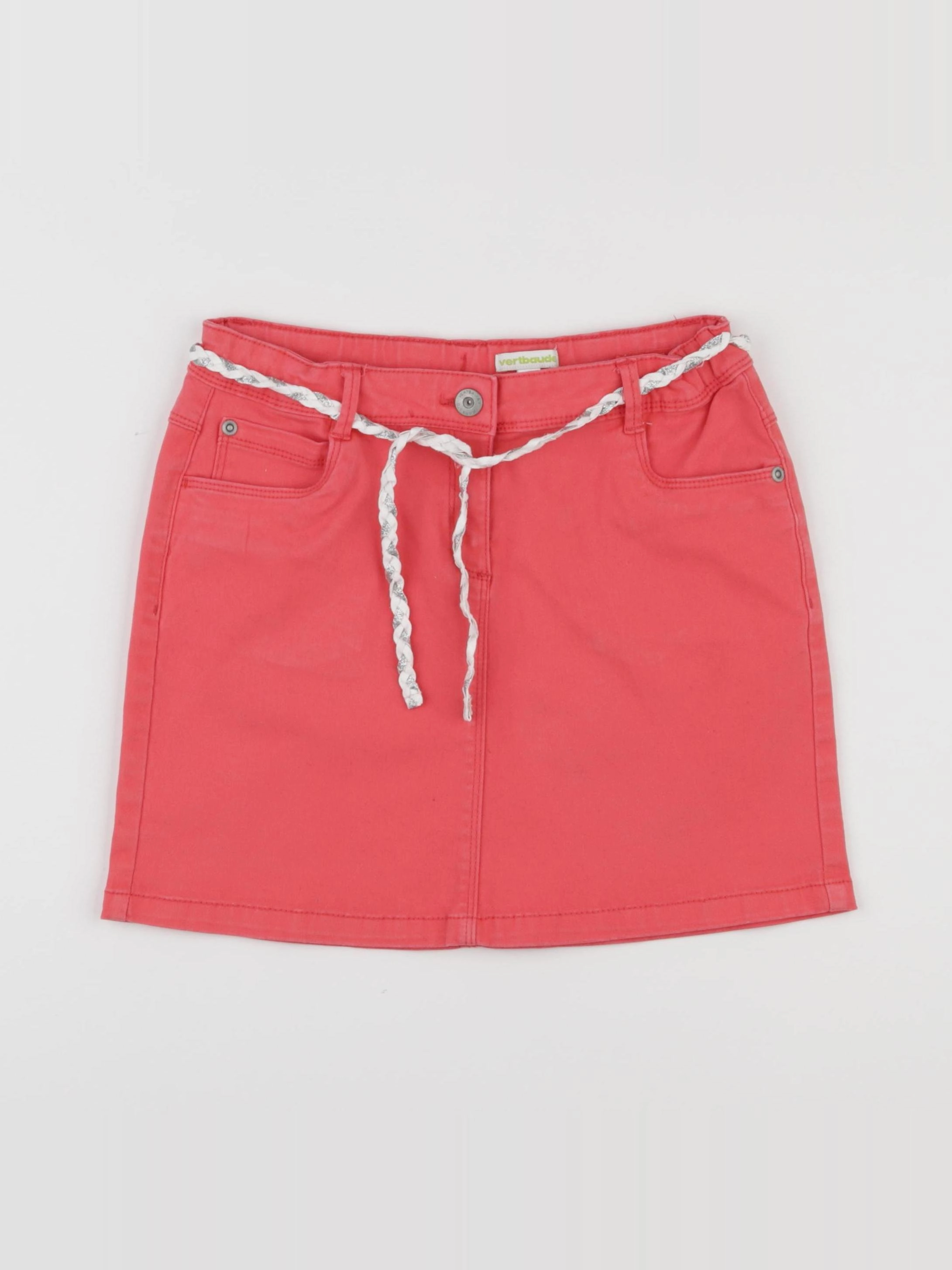 Vertbaudet - jupe rouge - 12 ans