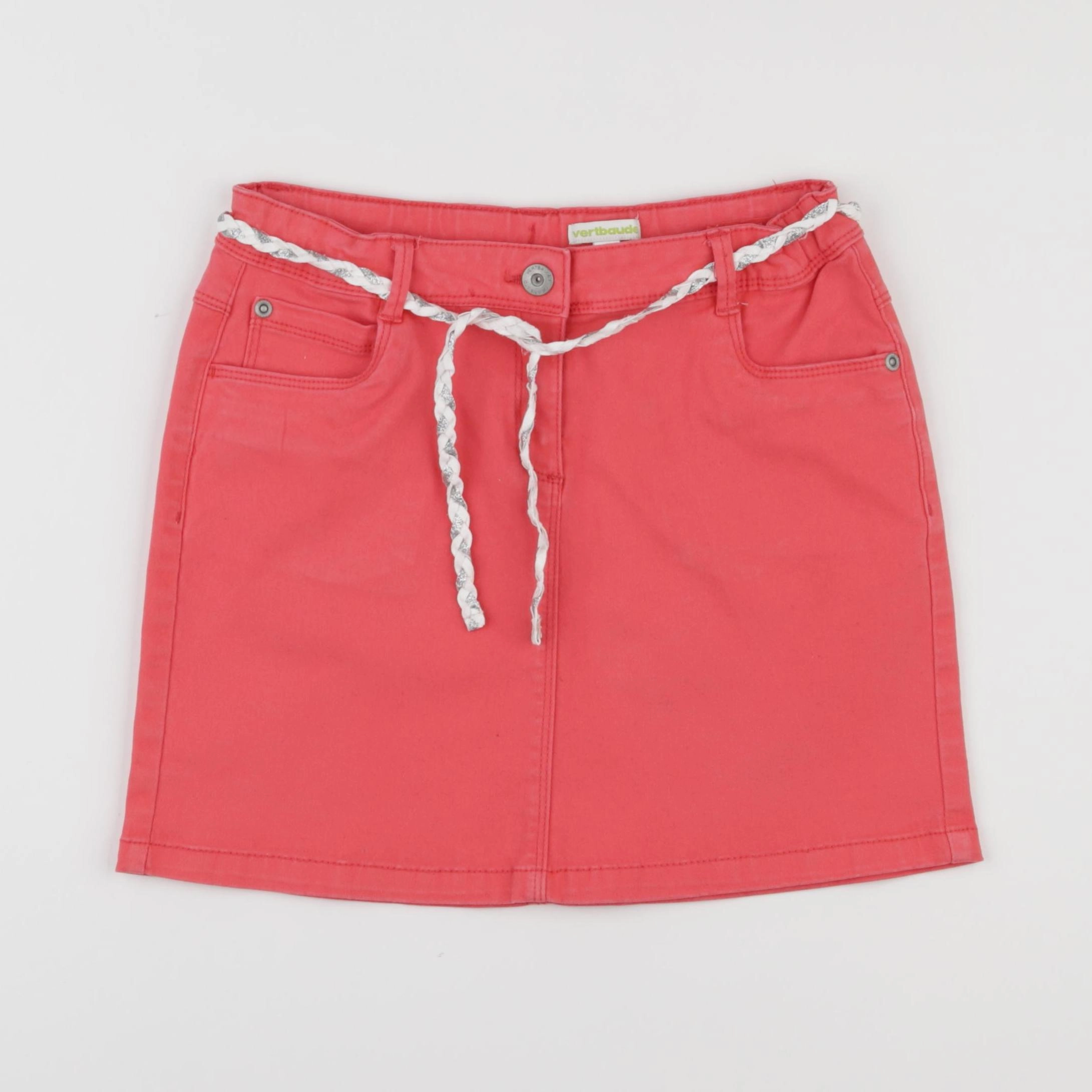 Vertbaudet - jupe rouge - 12 ans