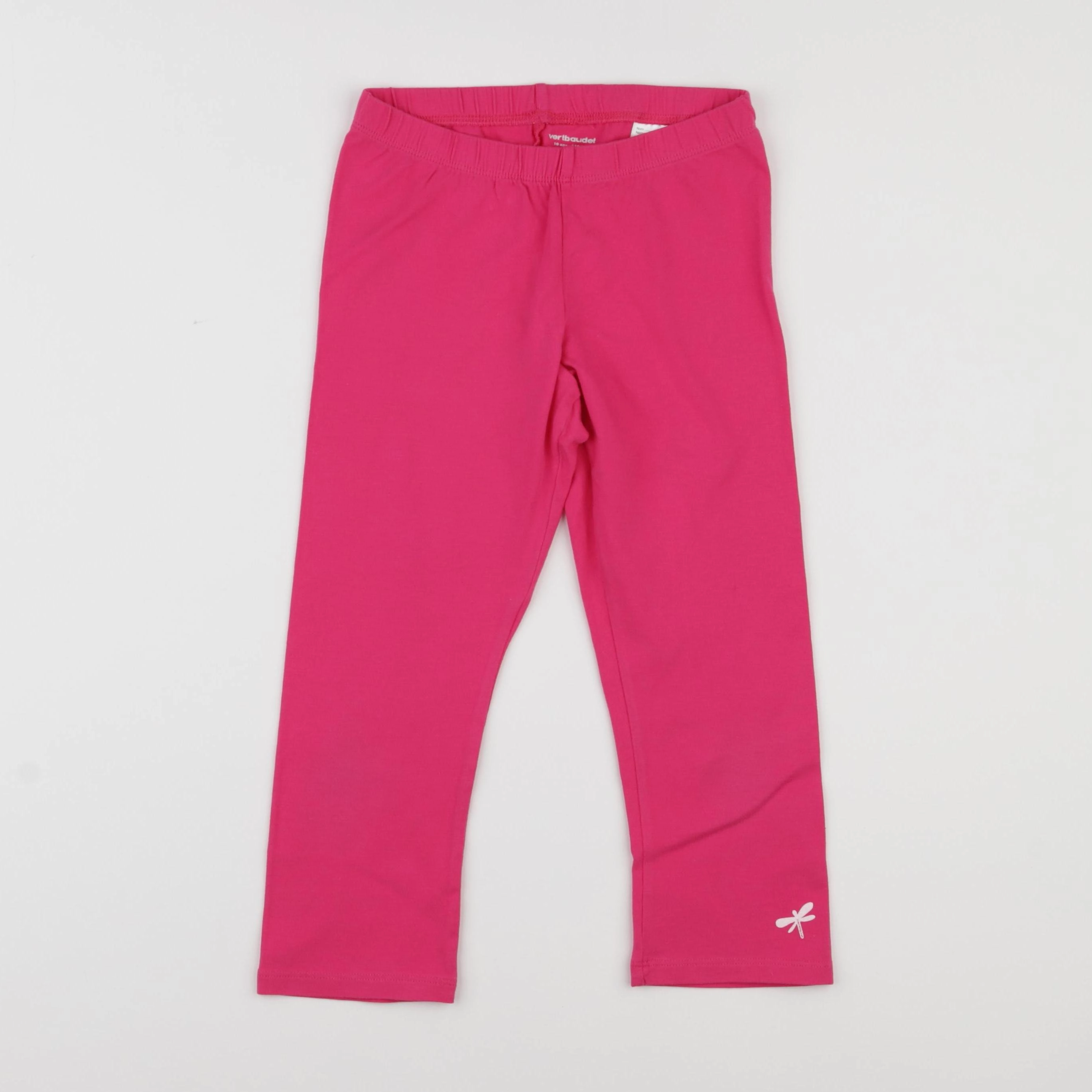 Vertbaudet - legging court rose - 10 ans