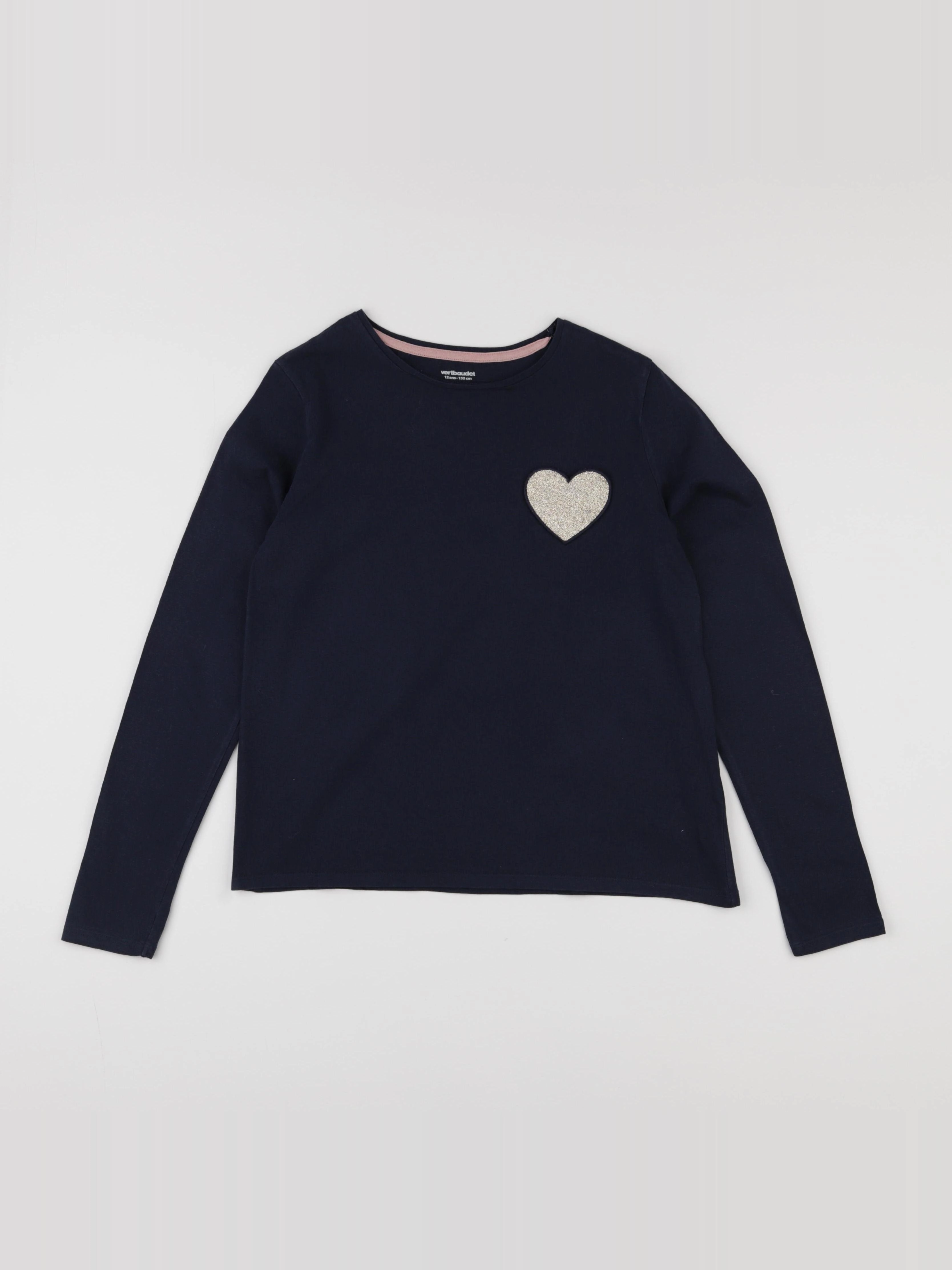 Vertbaudet - tee-shirt bleu - 12 ans