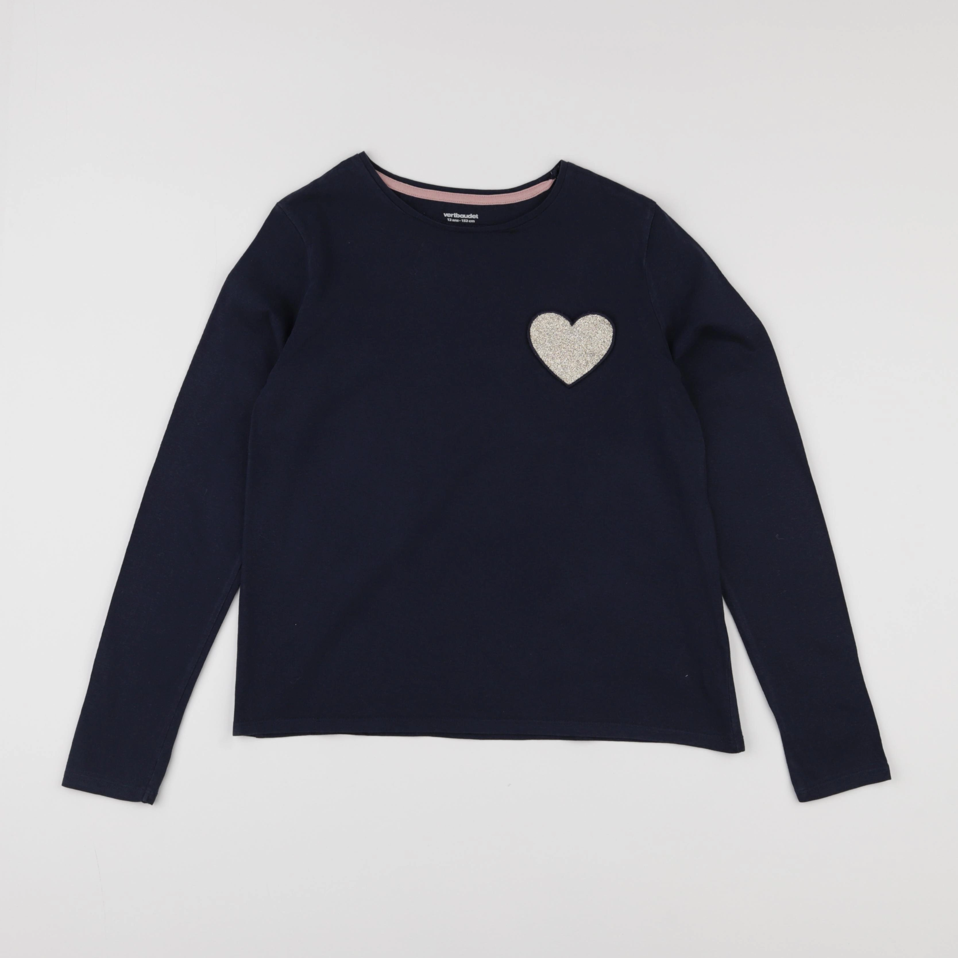 Vertbaudet - tee-shirt bleu - 12 ans