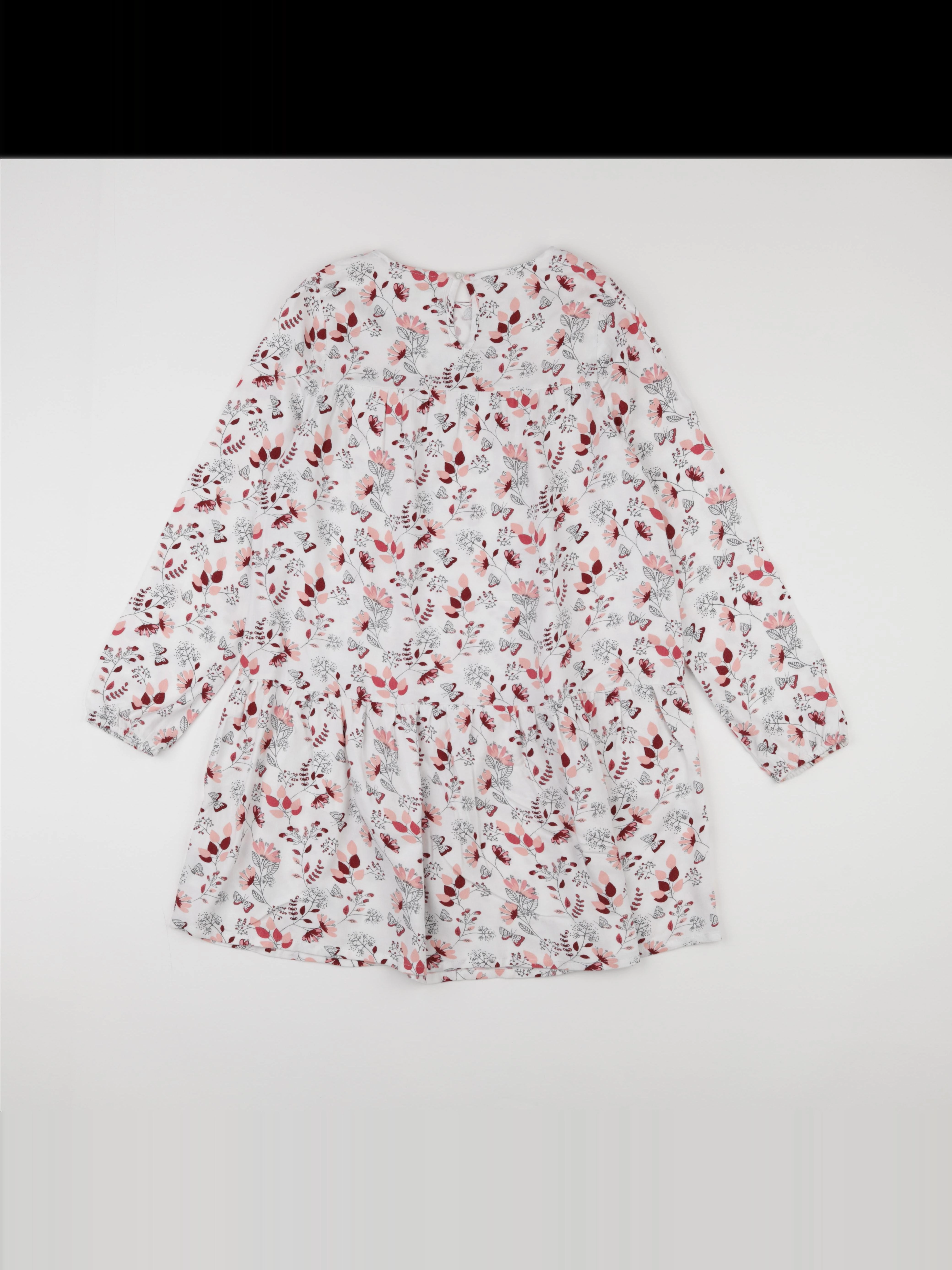 Vertbaudet - robe blanc, rose - 12 ans