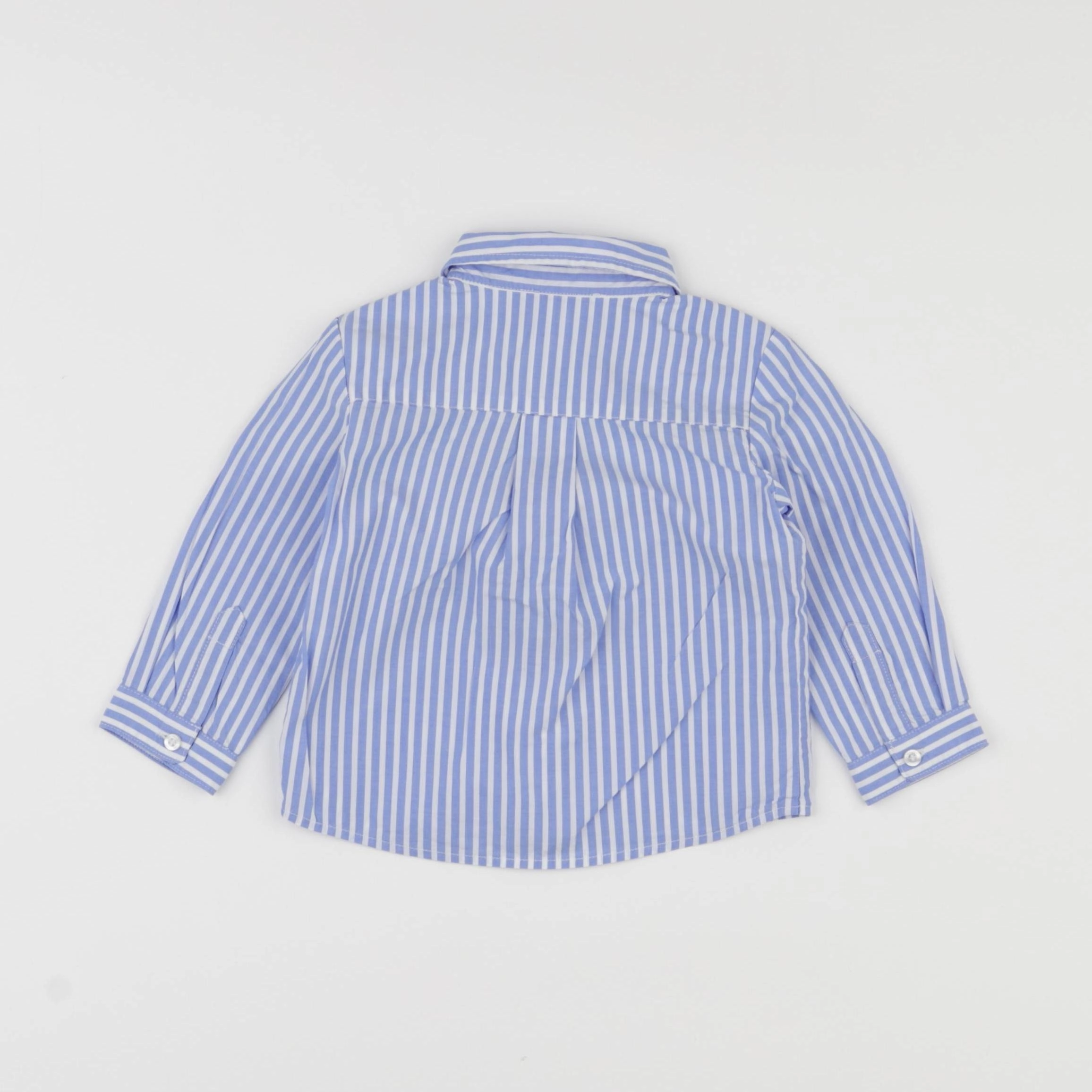 Jacadi - chemise bleu - 12 mois
