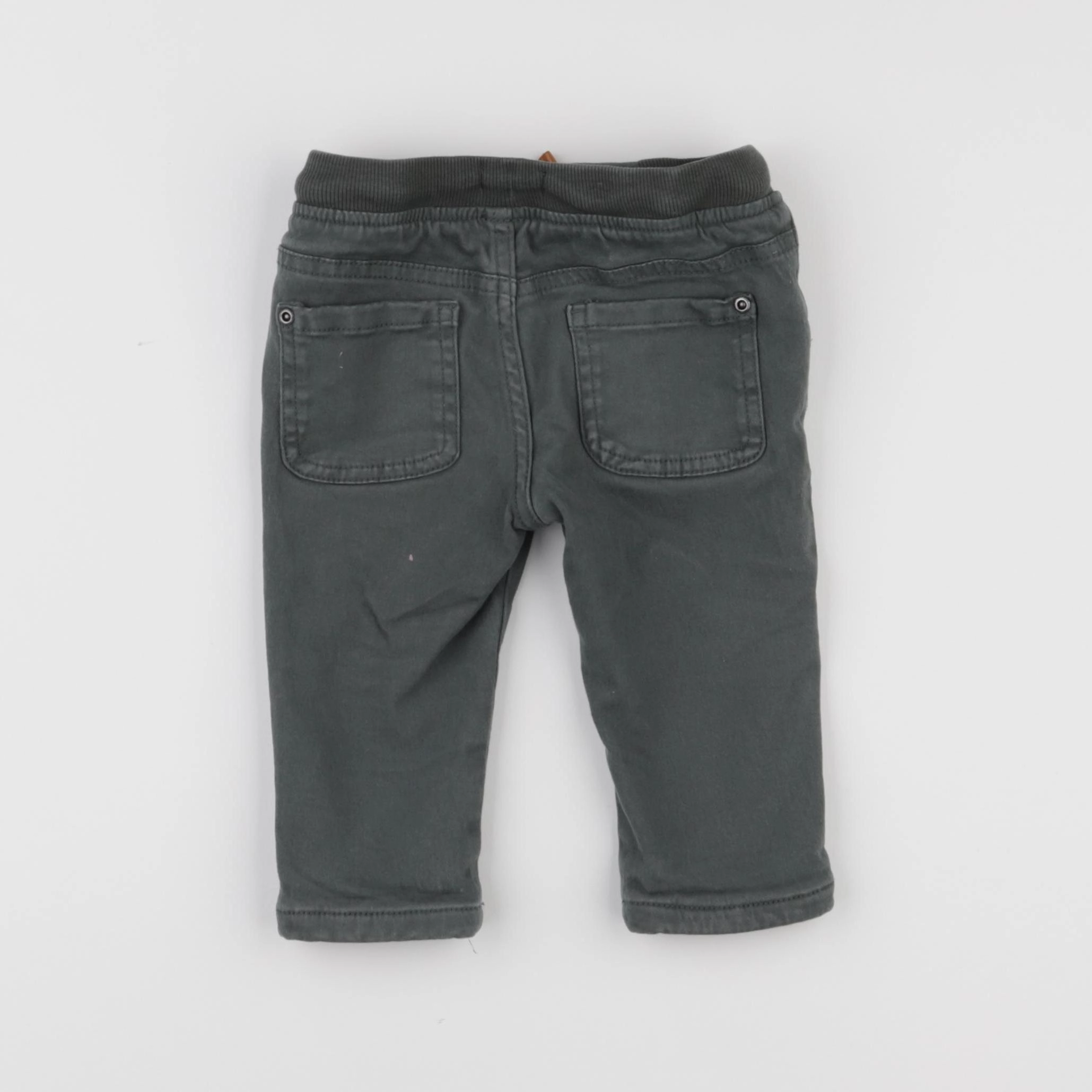 Vertbaudet - pantalon vert - 12 mois