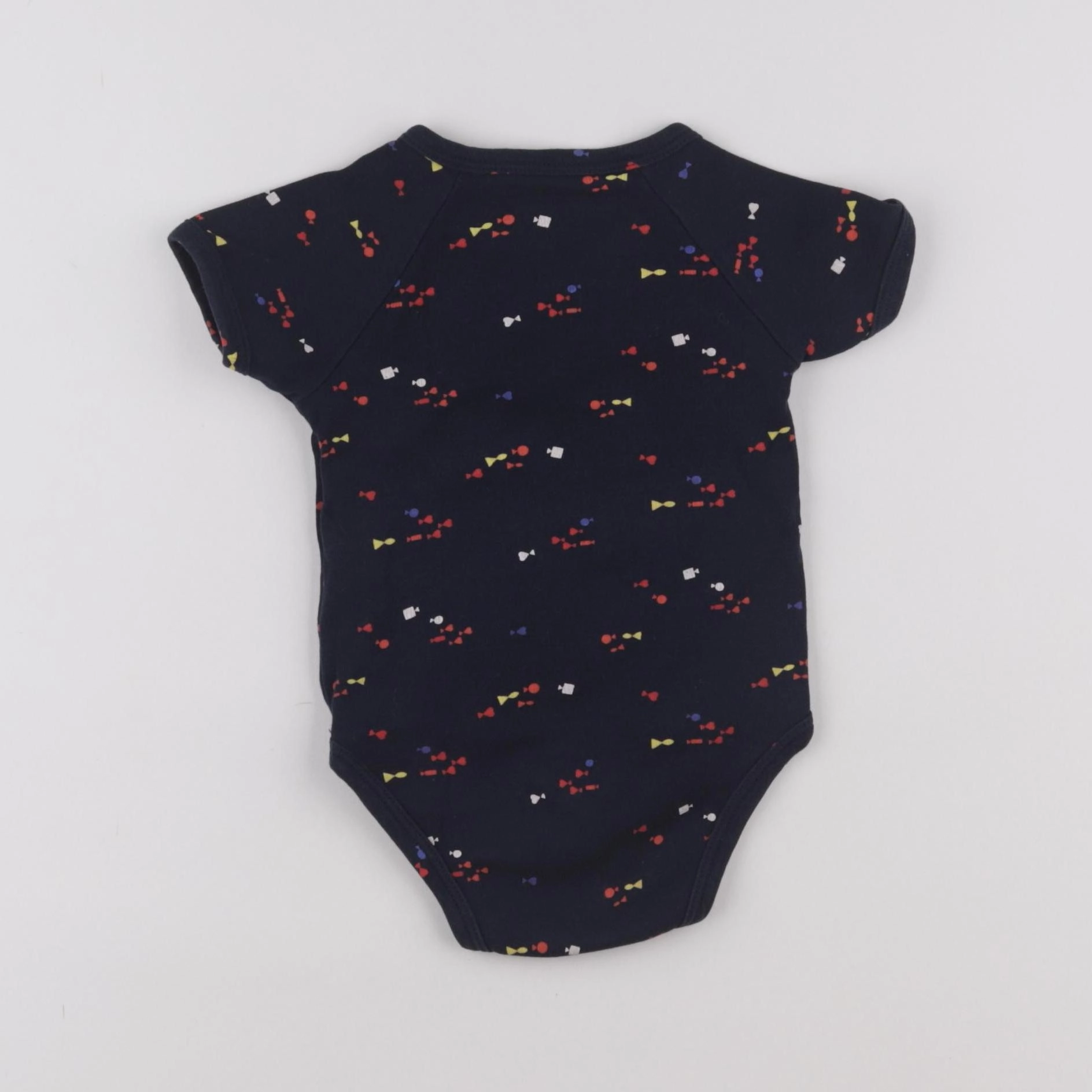 Vertbaudet - body bleu - 9 mois