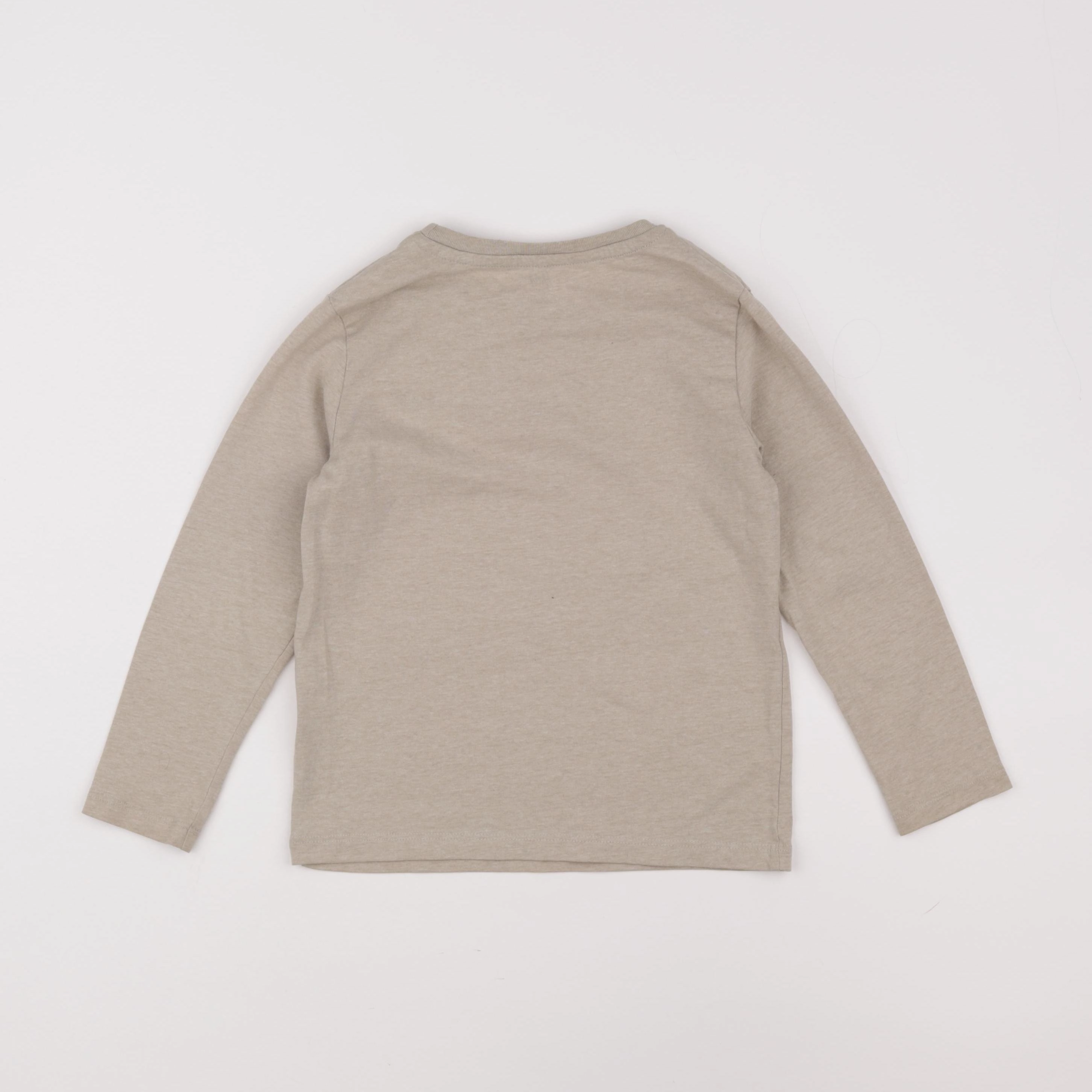 H&M - tee-shirt beige - 5/6 ans