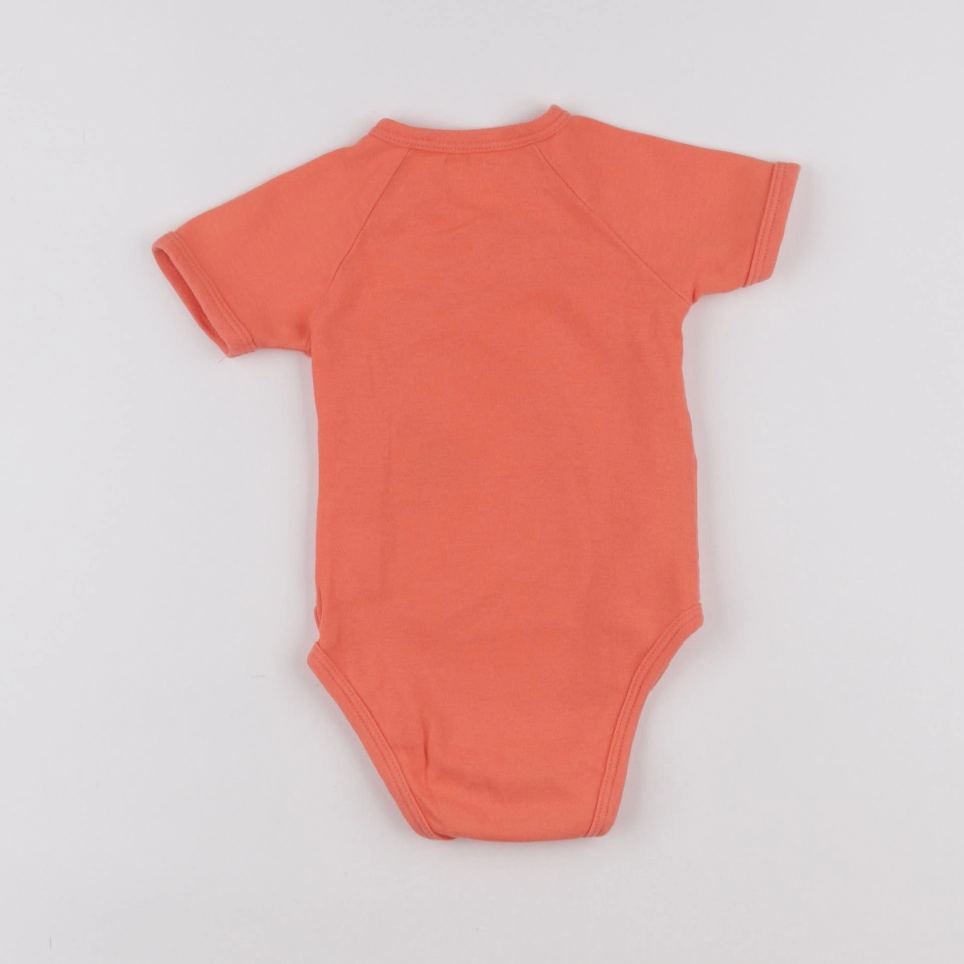 Vertbaudet - body orange - 9 mois
