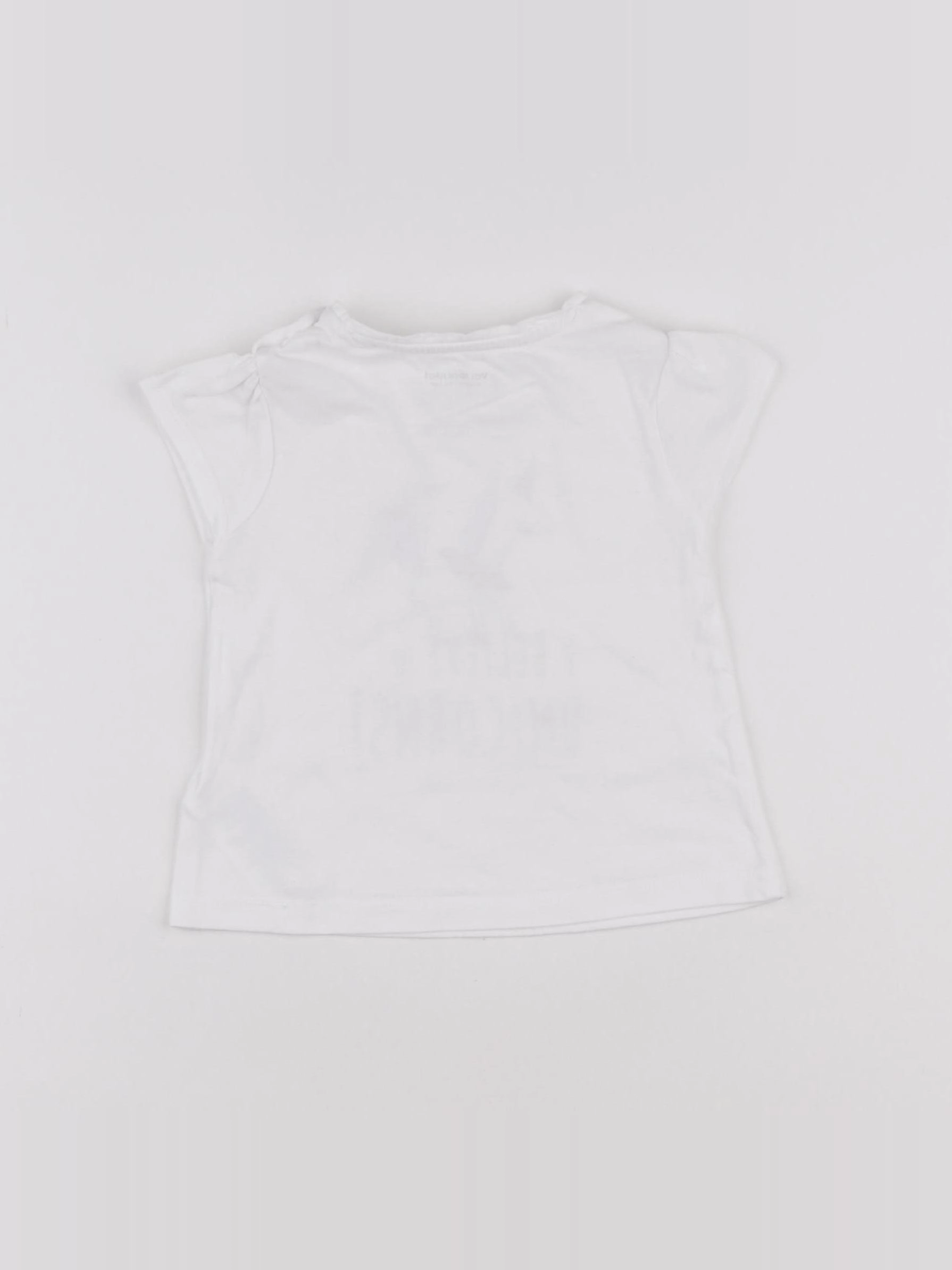 Vertbaudet - tee-shirt blanc - 9 mois