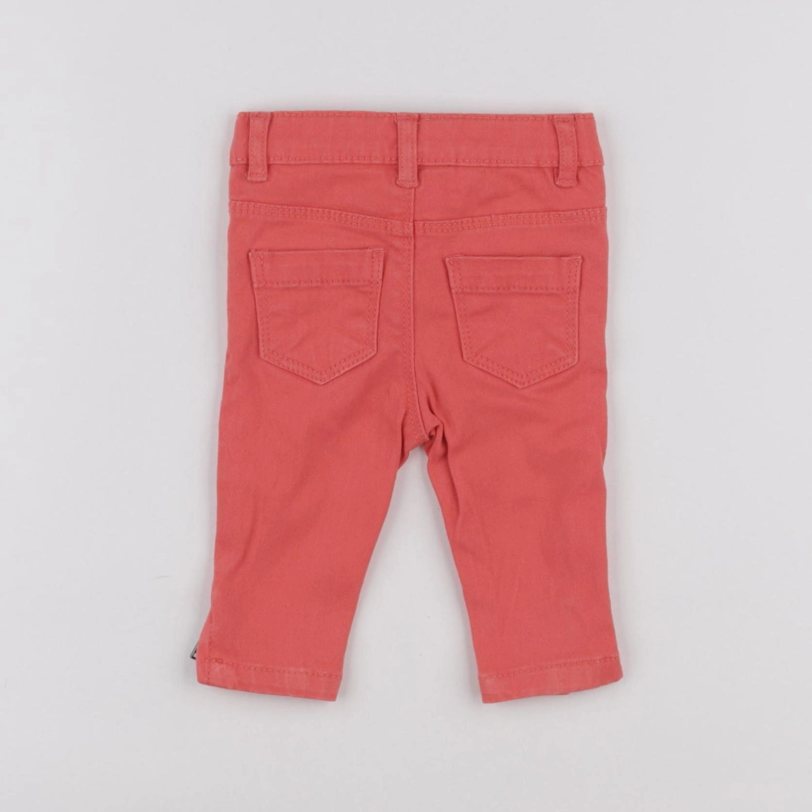 Vertbaudet - pantalon orange - 3 mois
