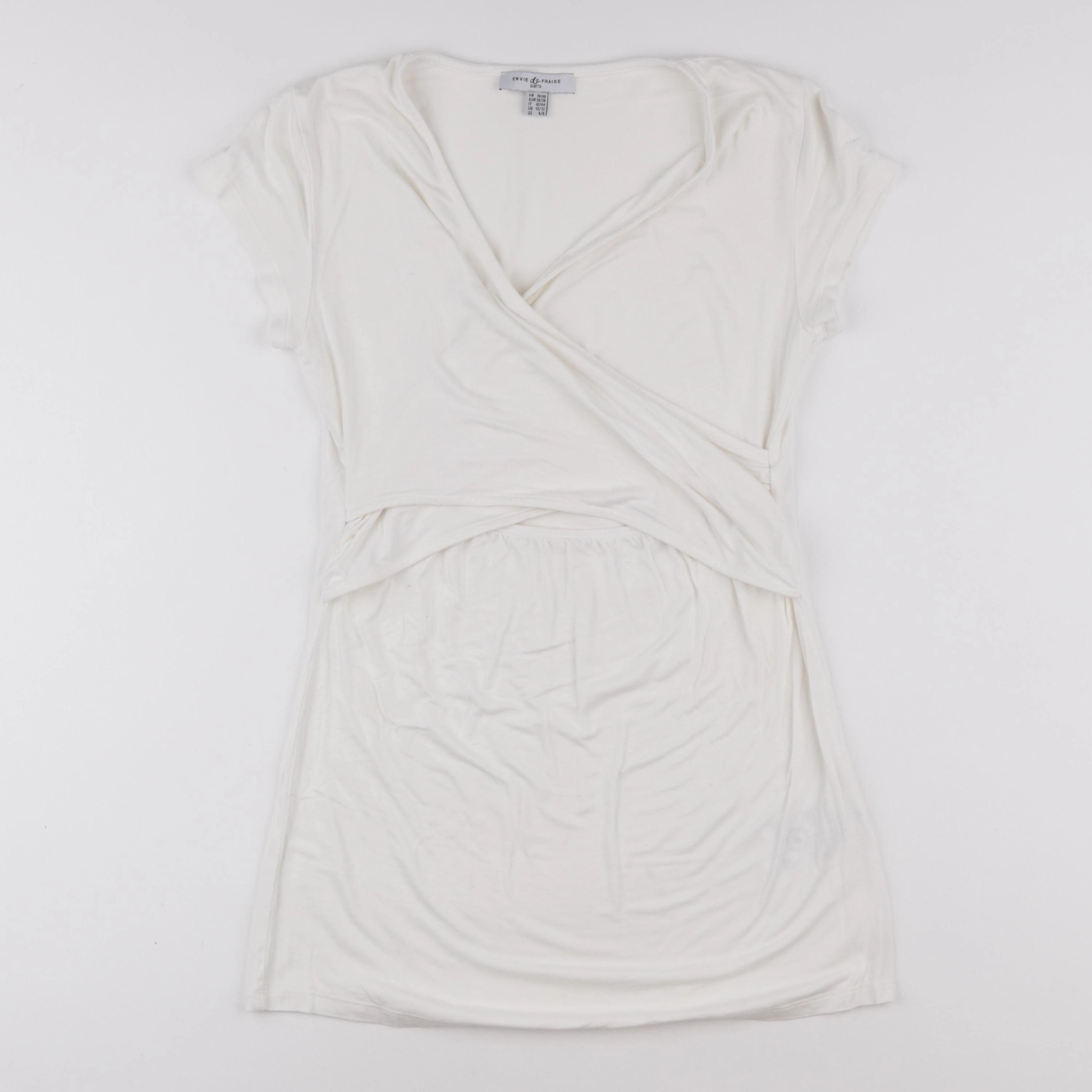 Envie de fraise - tee-shirt grossesse blanc - 38 à 40
