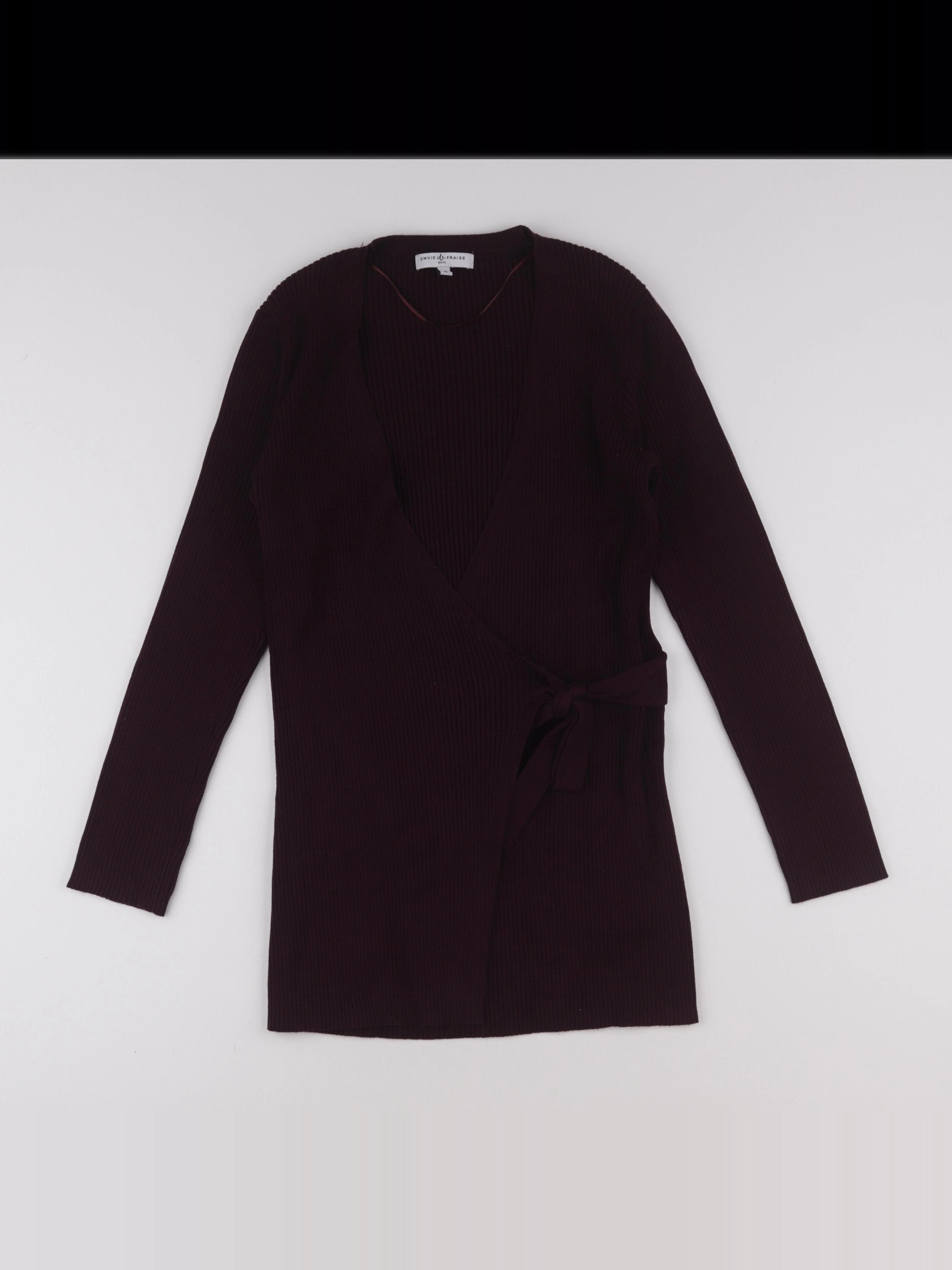 Envie de fraise - pull grossesse violet - 38