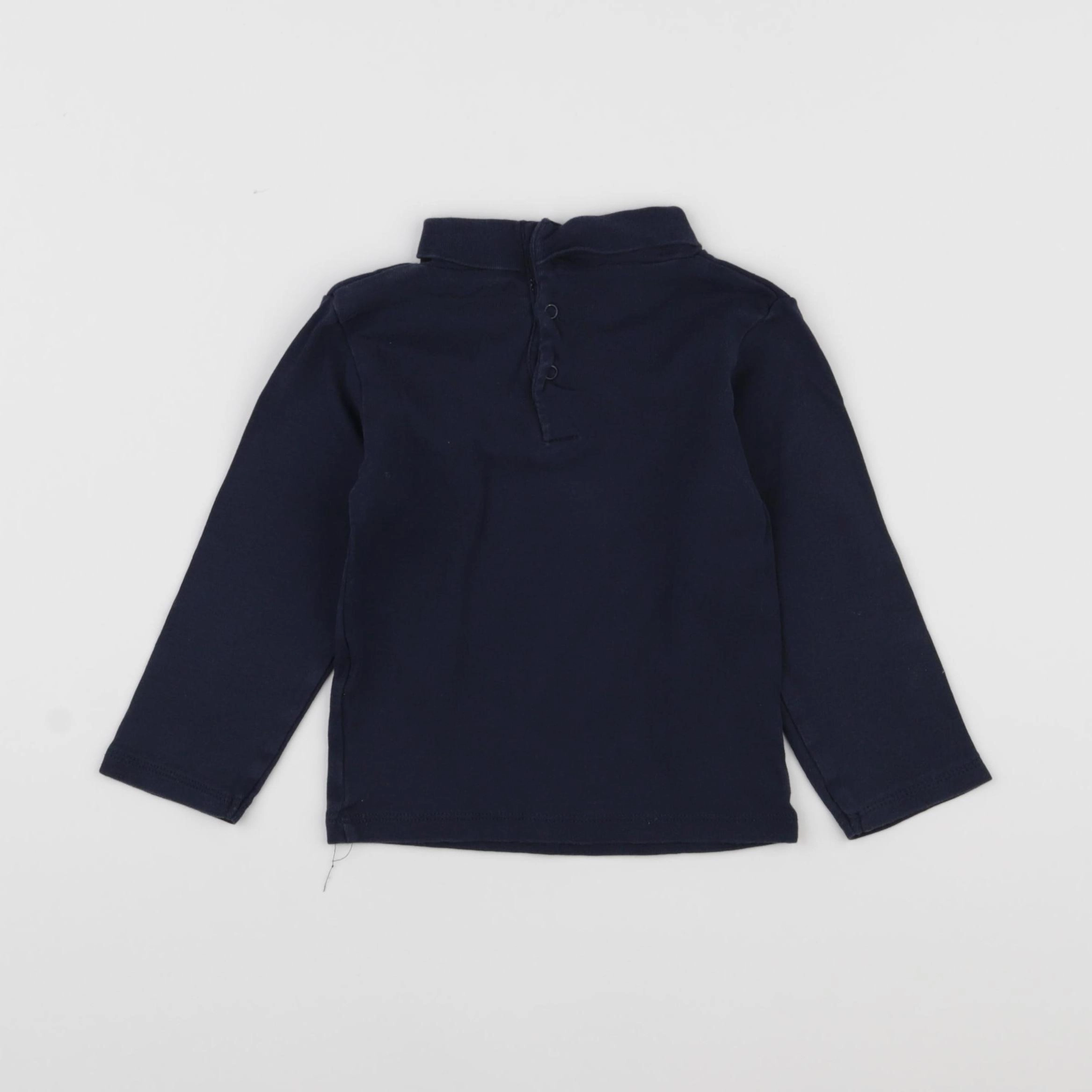 Vertbaudet - sous-pull bleu - 2 ans