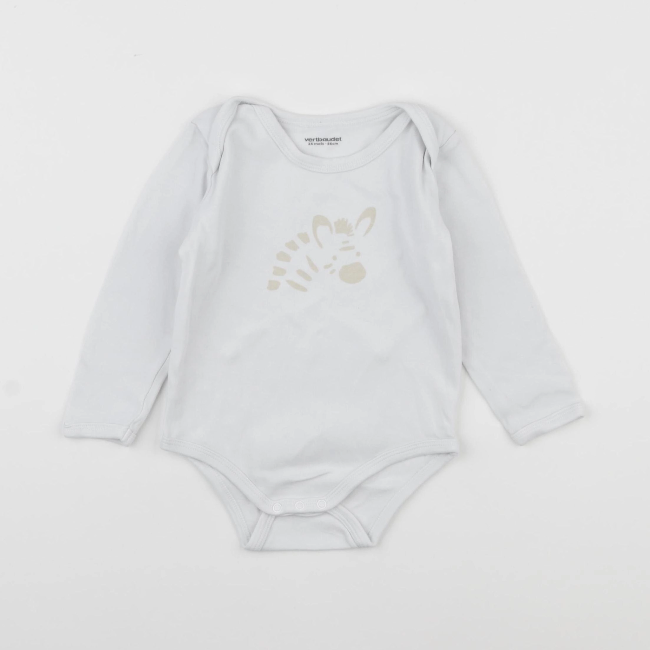Vertbaudet - body blanc - 24 mois
