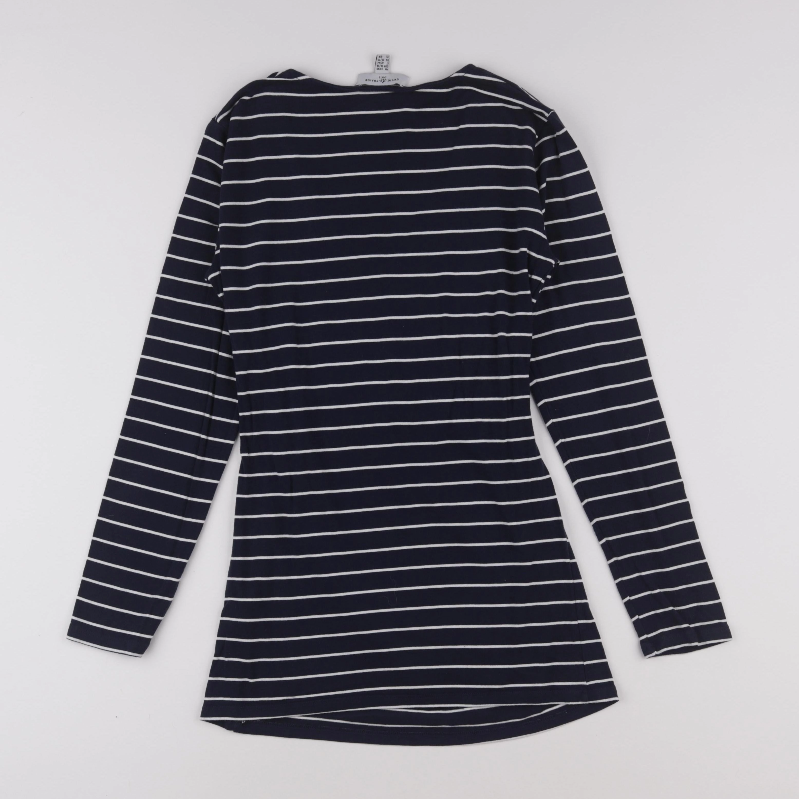 Envie de fraise - tee-shirt grossesse blanc, bleu - 38 à 40