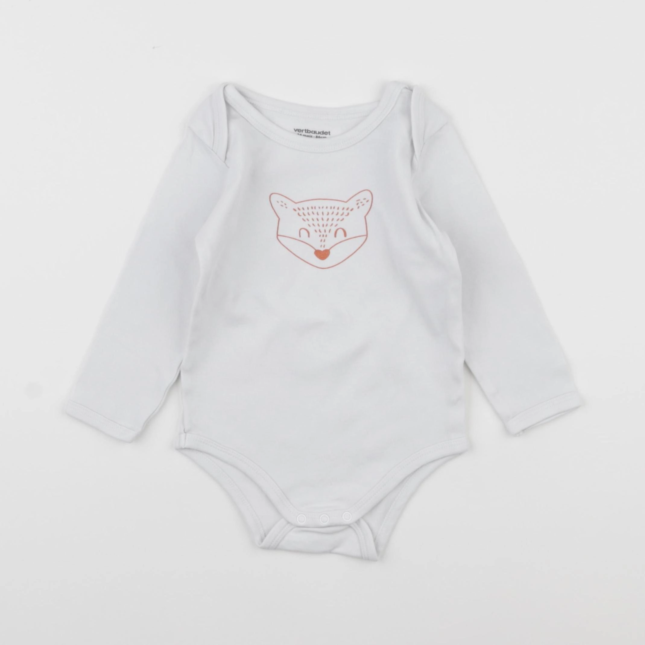 Vertbaudet - body blanc - 24 mois