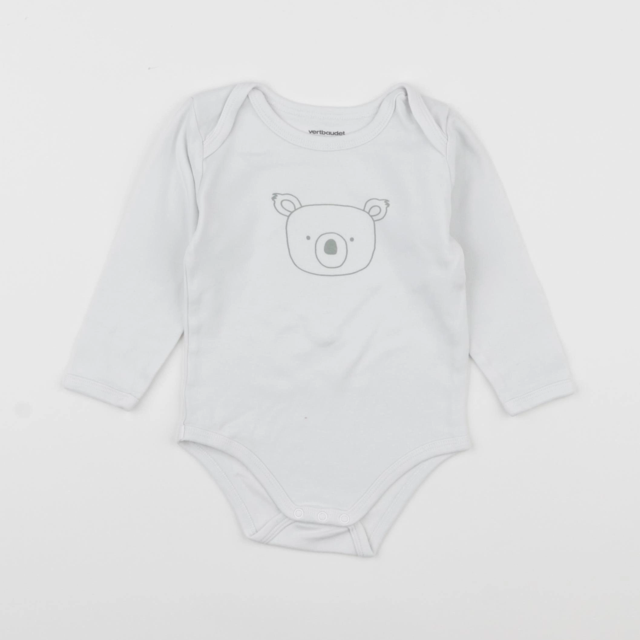 Vertbaudet - body blanc - 24 mois