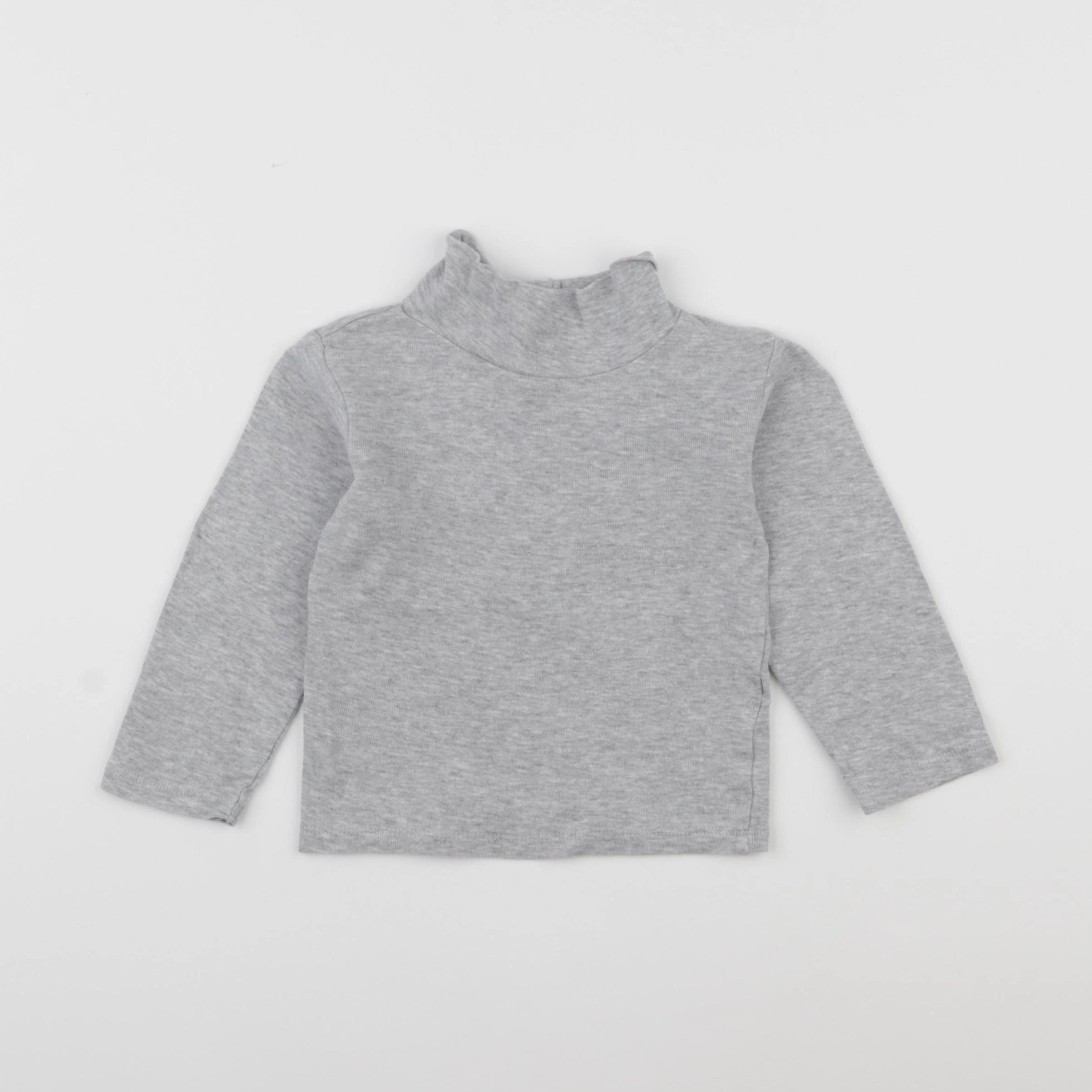 Vertbaudet - sous-pull gris - 2 ans
