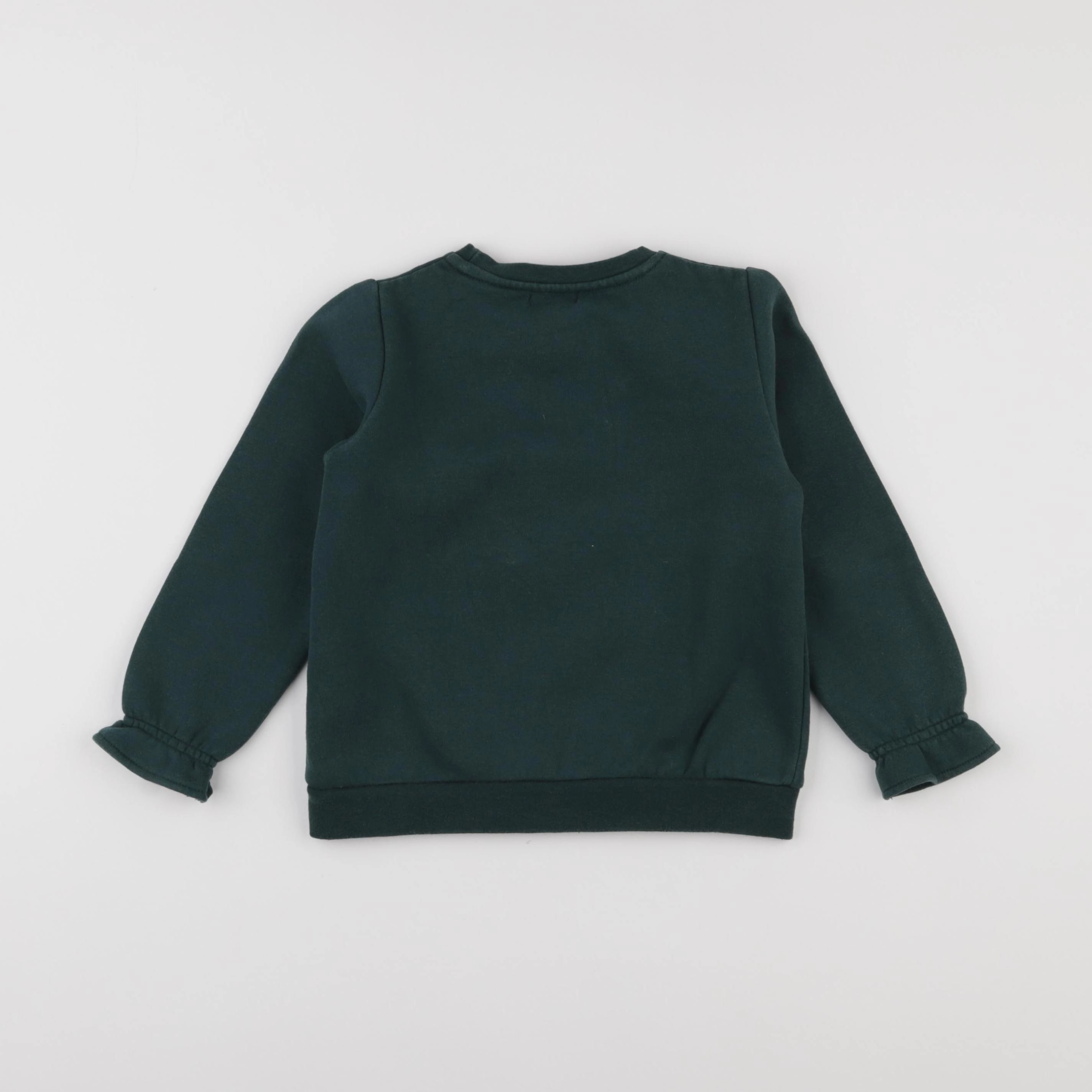 Vertbaudet - sweat vert - 5 ans