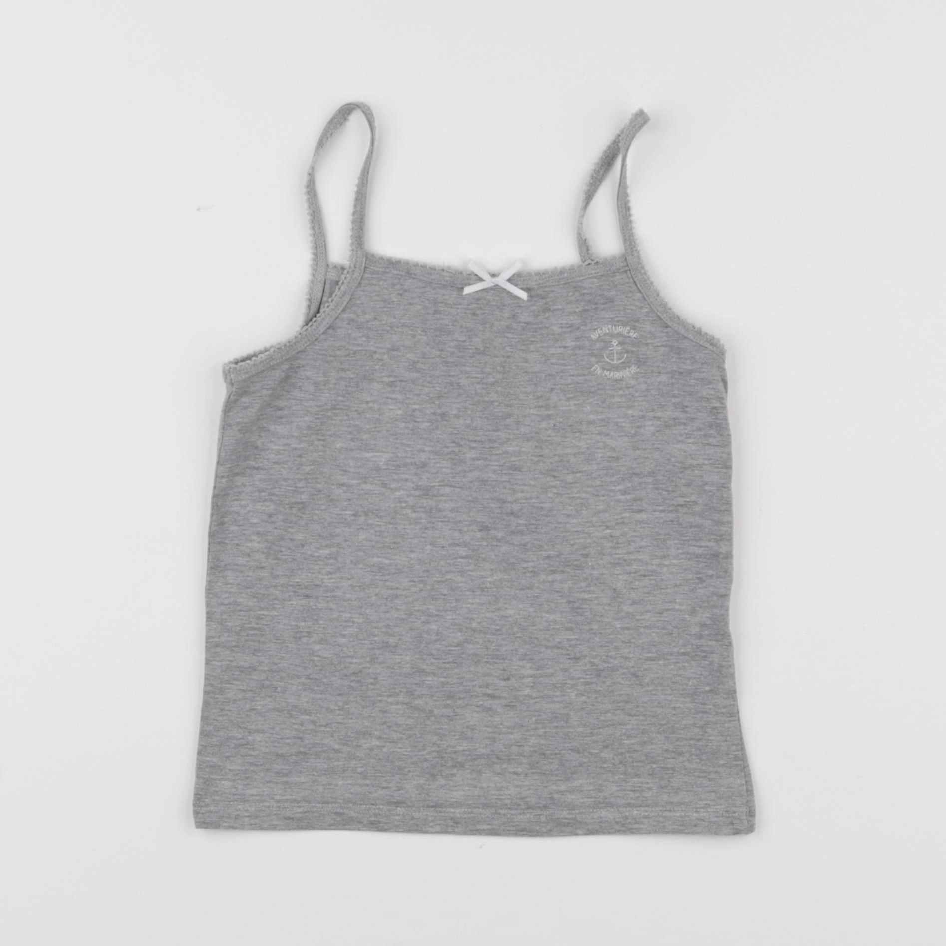 Vertbaudet - maillot de corps gris - 5 ans