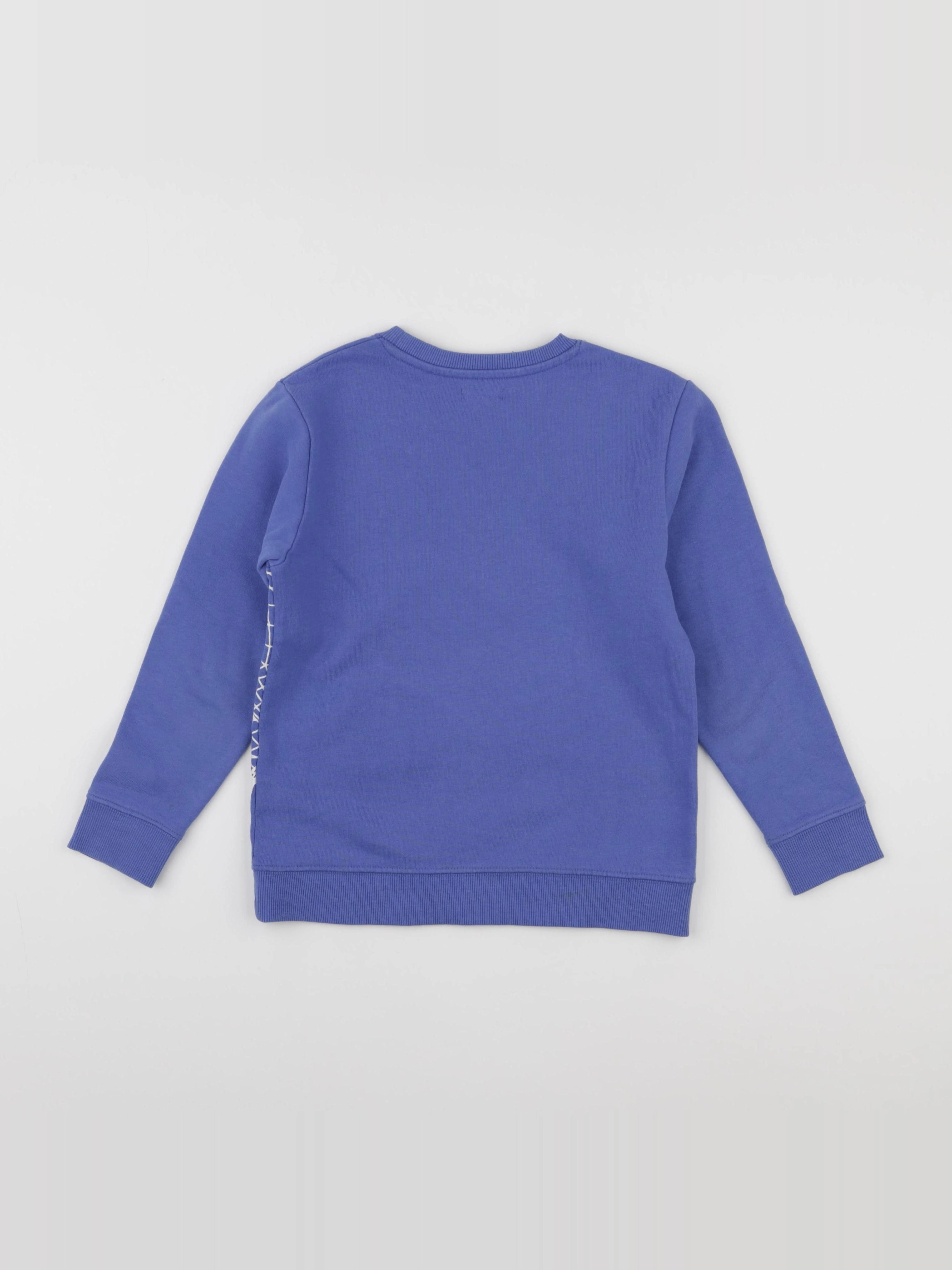Vertbaudet - sweat bleu - 8 ans