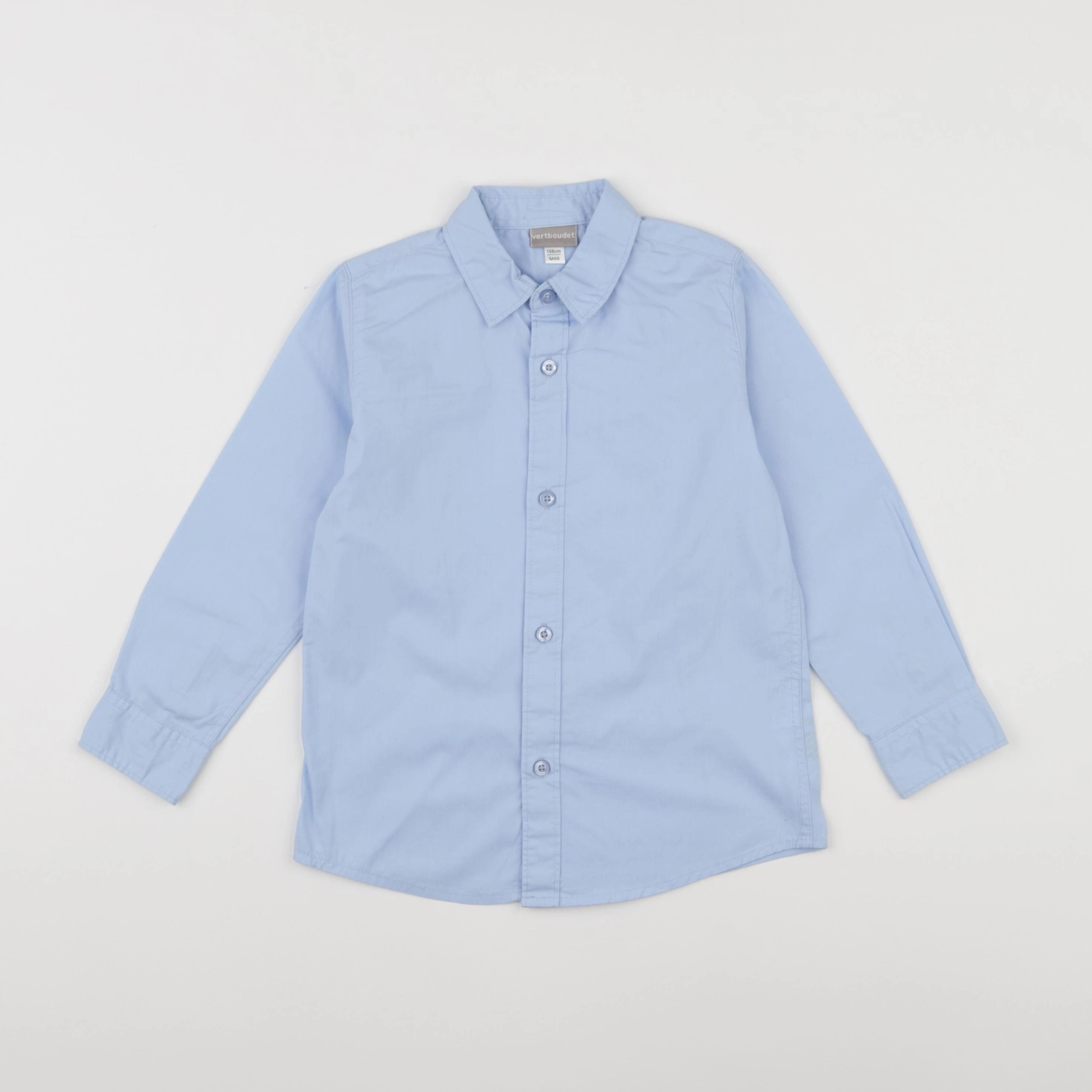 Vertbaudet - chemise bleu - 5 ans