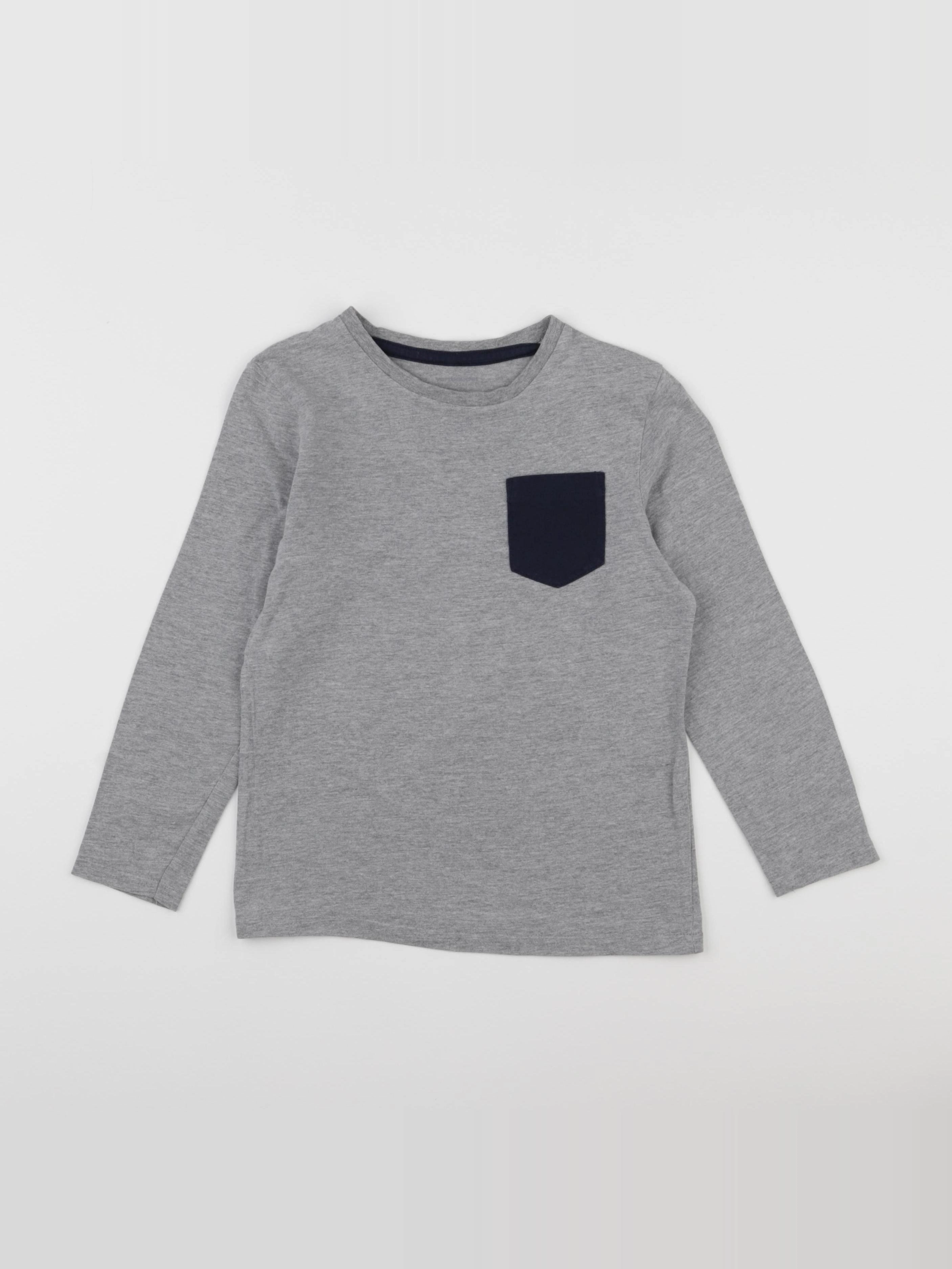 Vertbaudet - tee-shirt gris - 8 ans