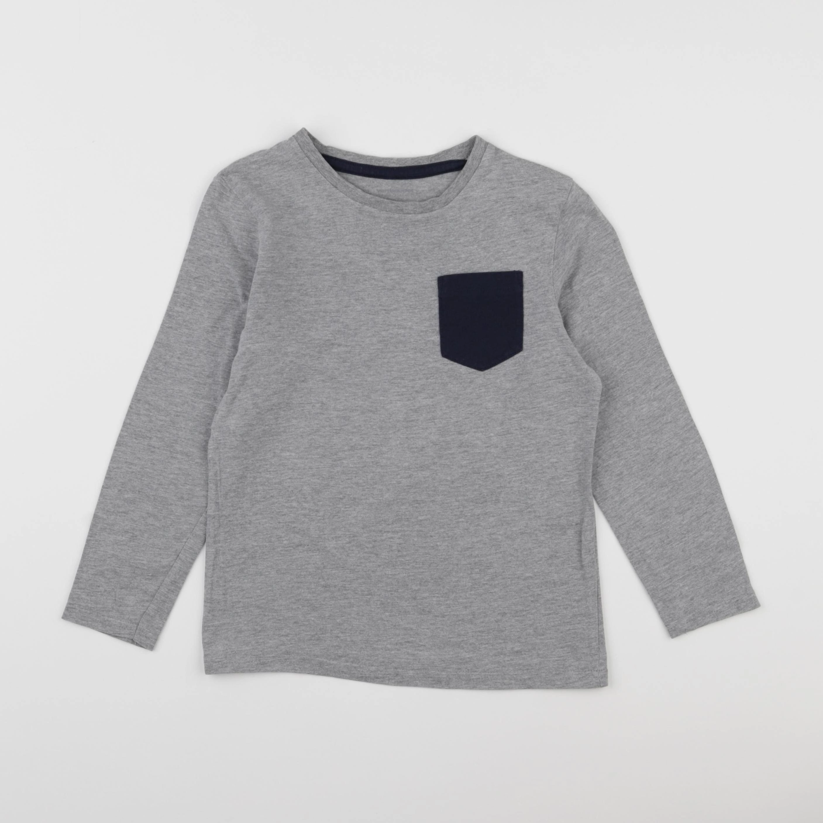 Vertbaudet - tee-shirt gris - 8 ans