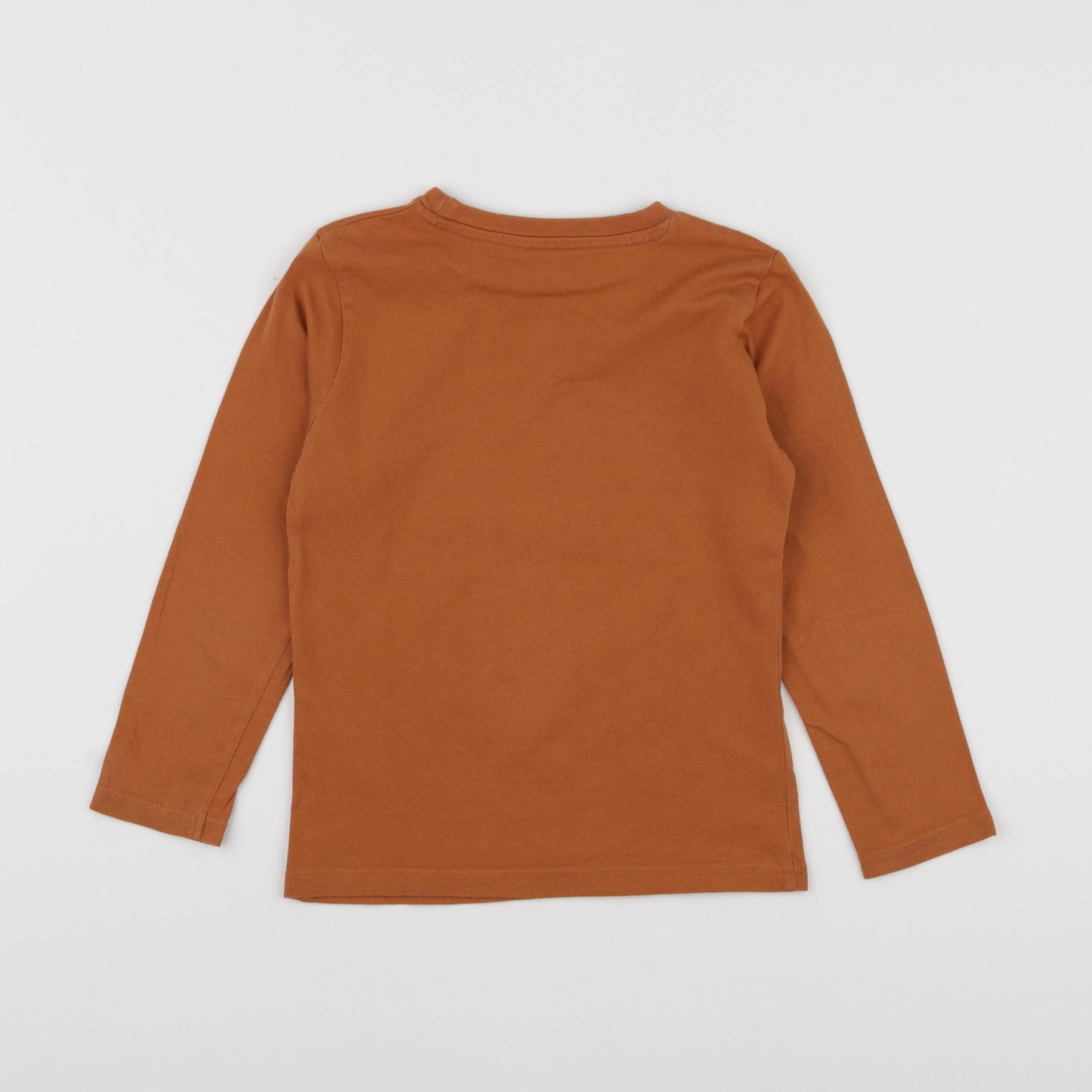 Vertbaudet - tee-shirt marron - 5 ans