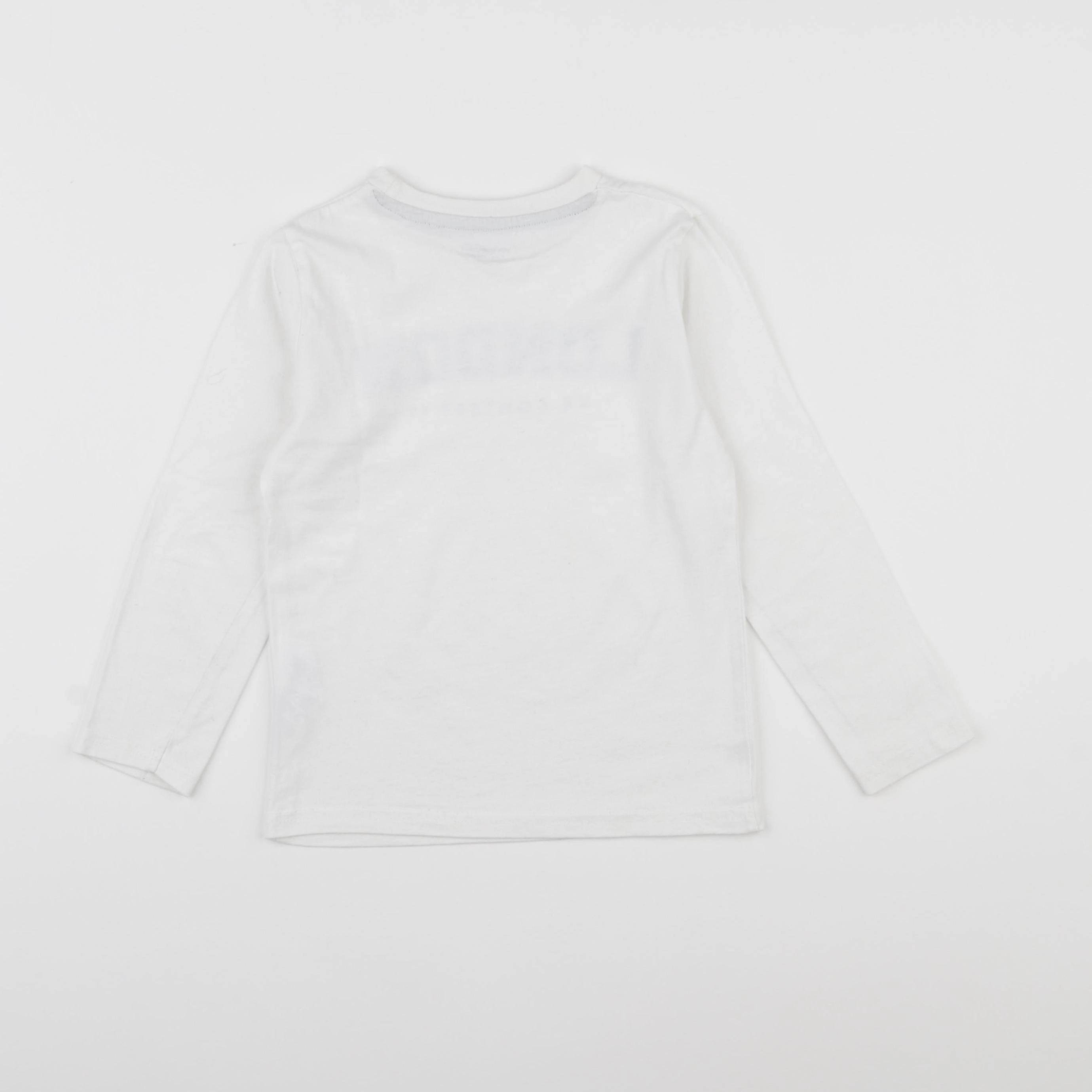Vertbaudet - tee-shirt blanc - 5 ans