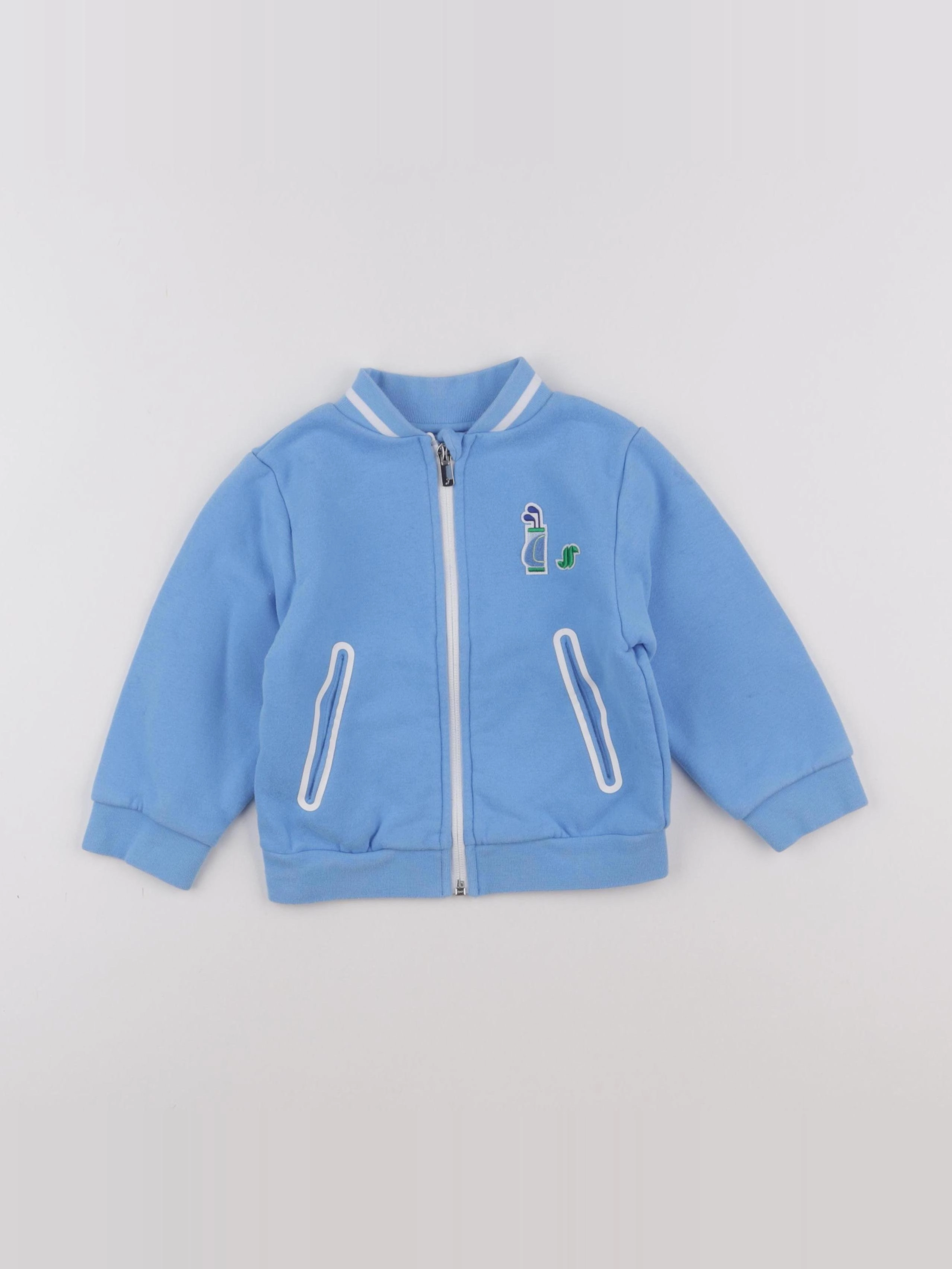 Jacadi - sweat bleu - 36 mois