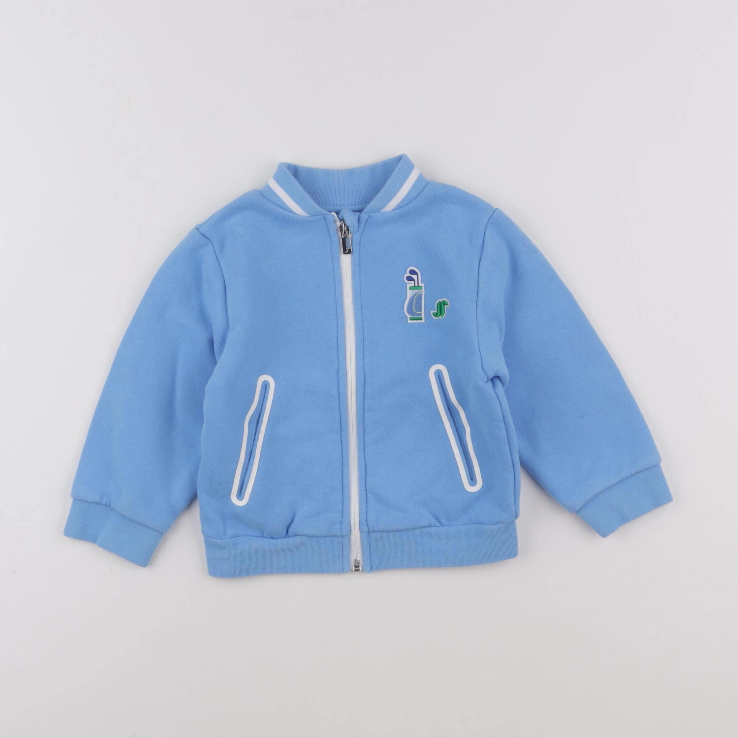 Jacadi - sweat bleu - 36 mois