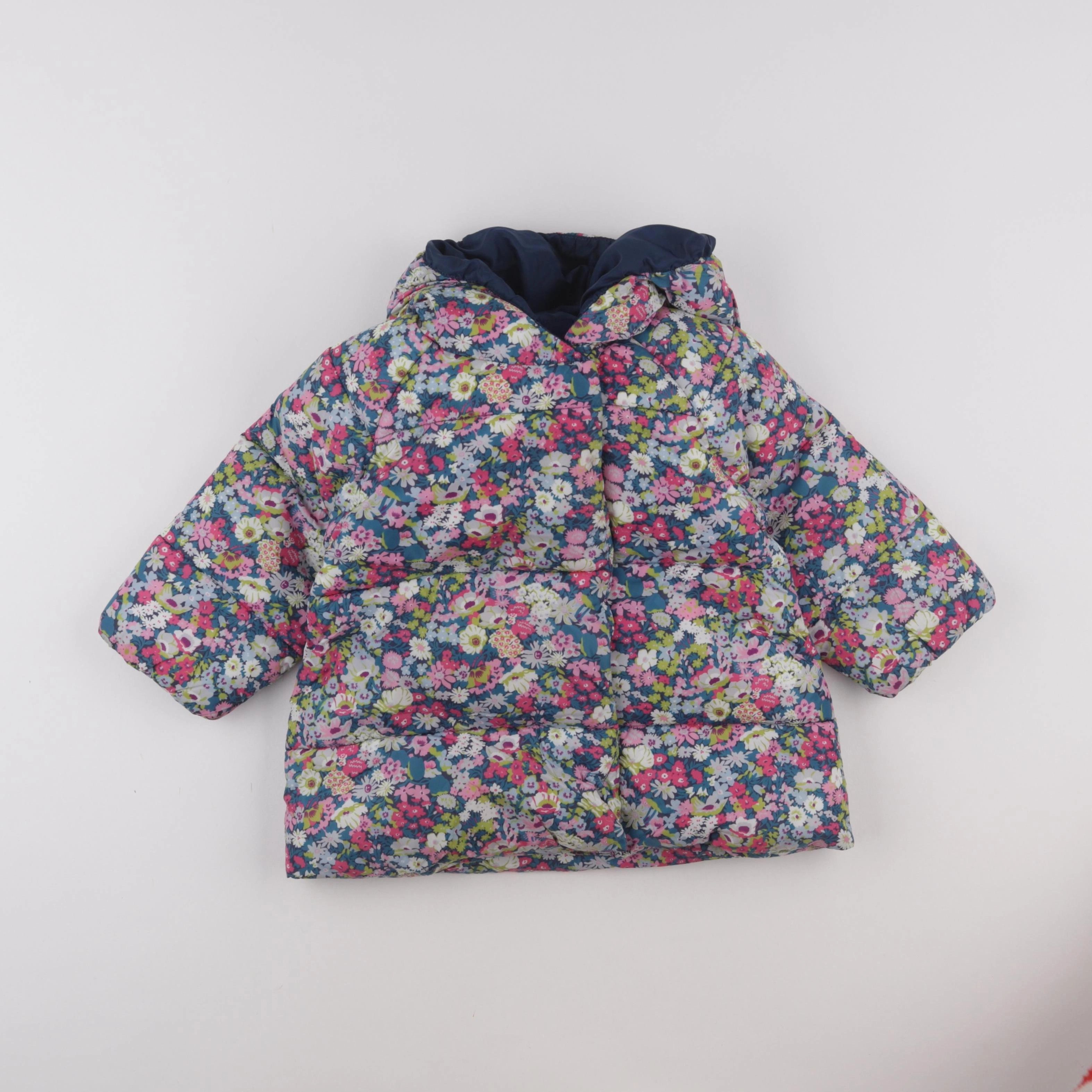 Jacadi - doudoune multicolore - 2 ans