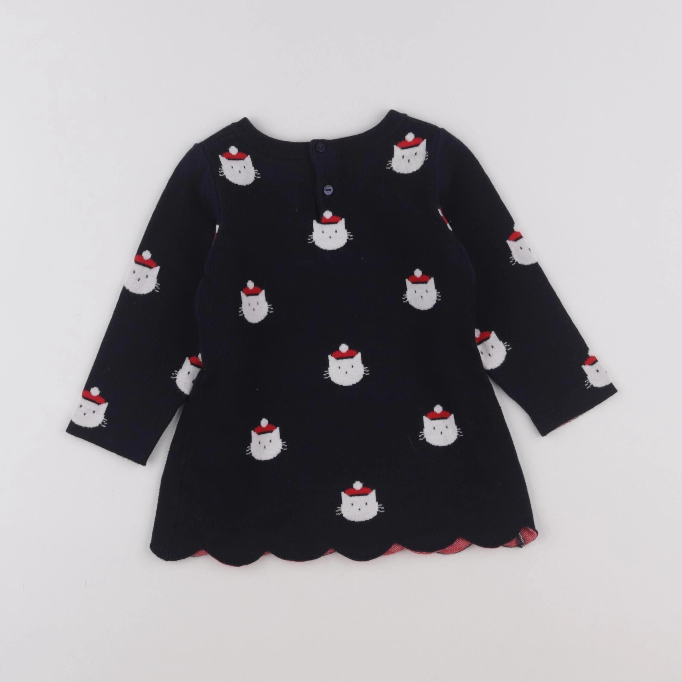 Jacadi - robe bleu - 12 mois