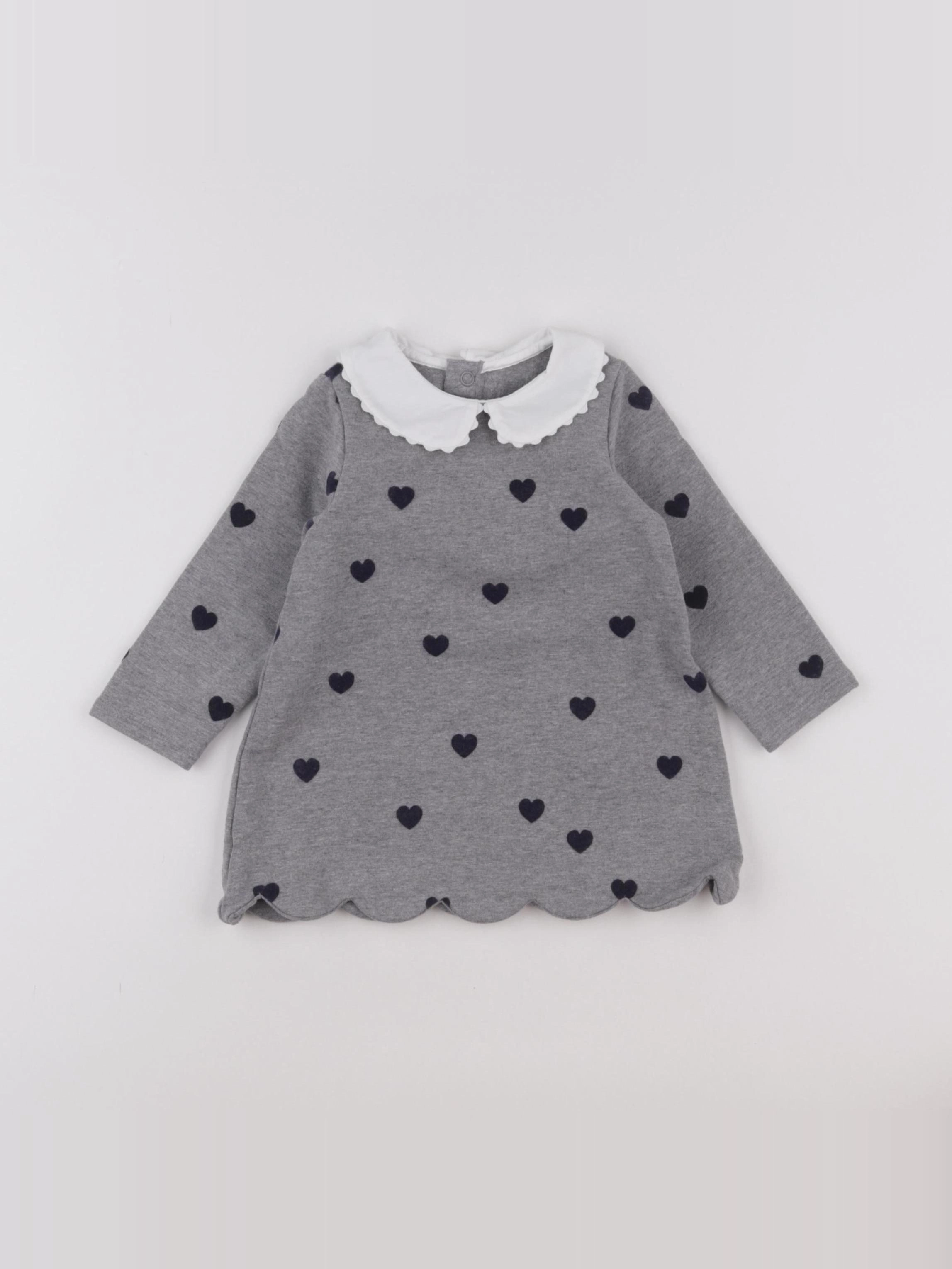 Jacadi - robe gris - 12 mois