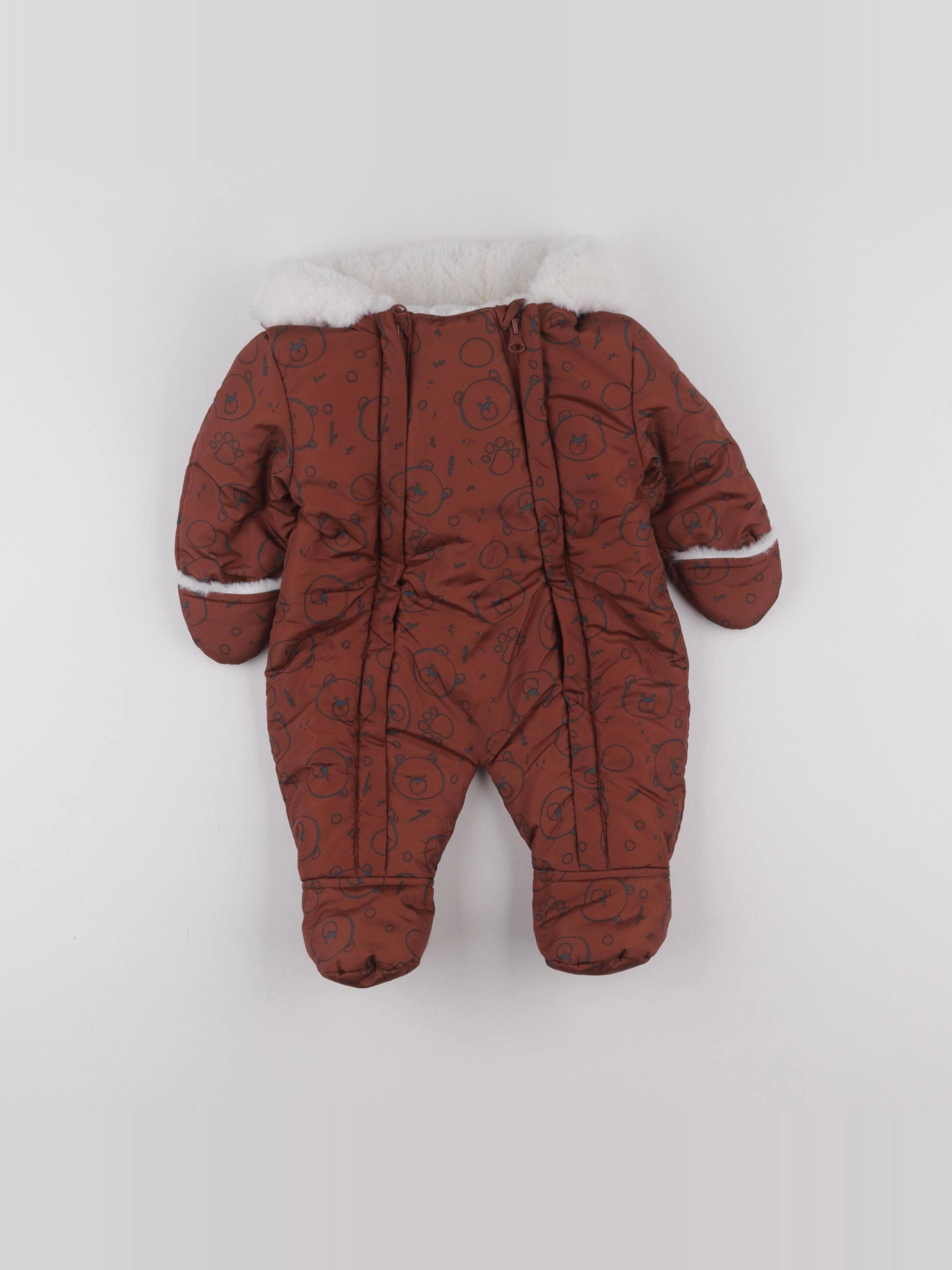 Vertbaudet - combi-pilote marron - 3 mois