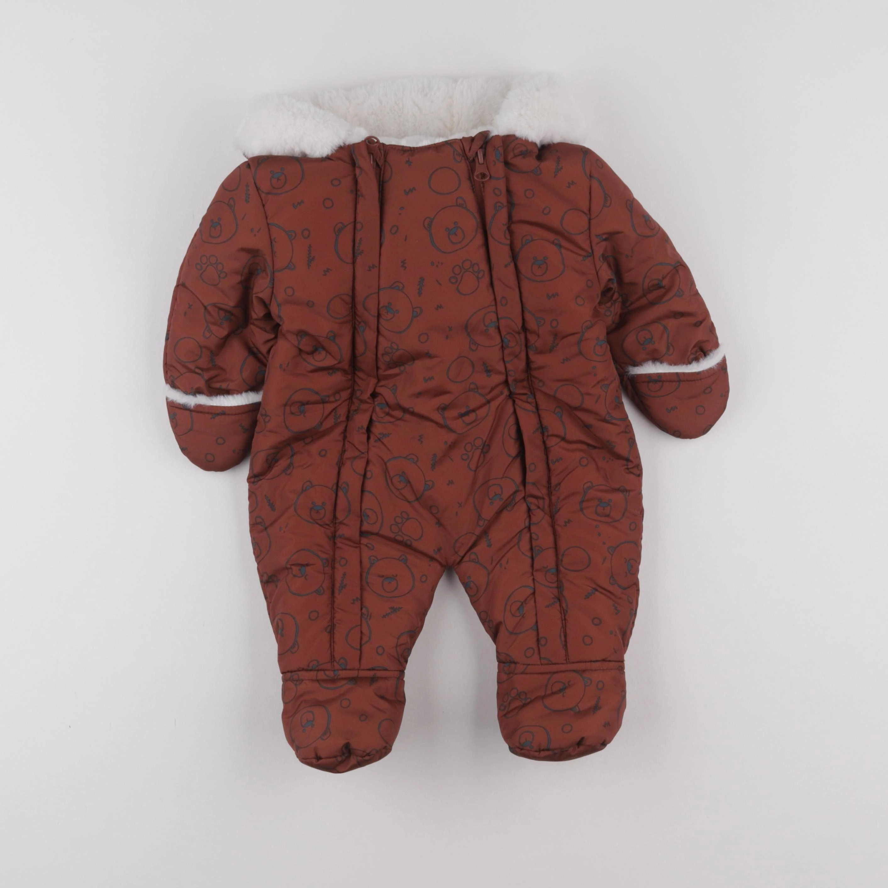 Vertbaudet - combi-pilote marron - 3 mois