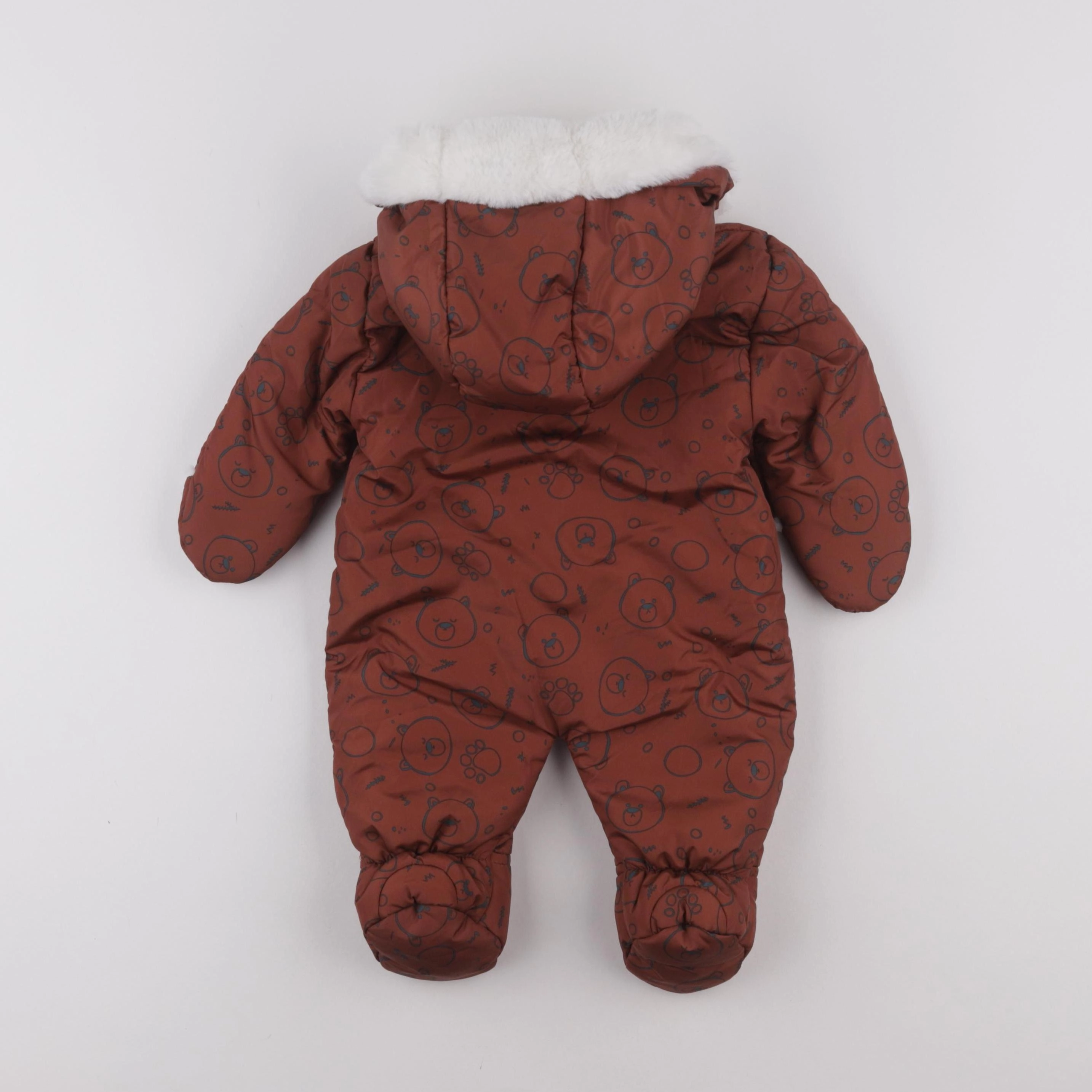 Vertbaudet - combi-pilote marron - 3 mois