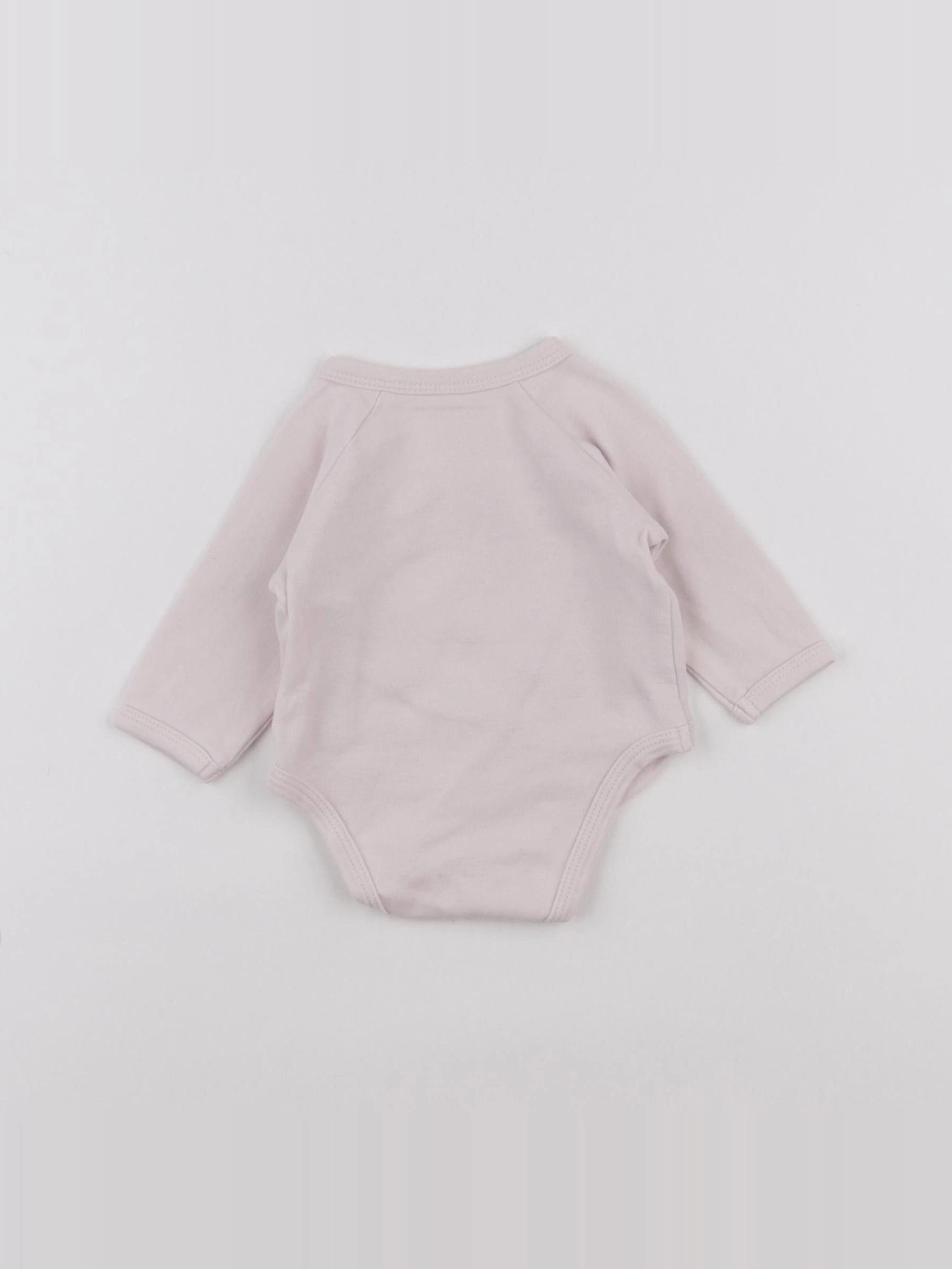 Vertbaudet - body rose - 1 mois