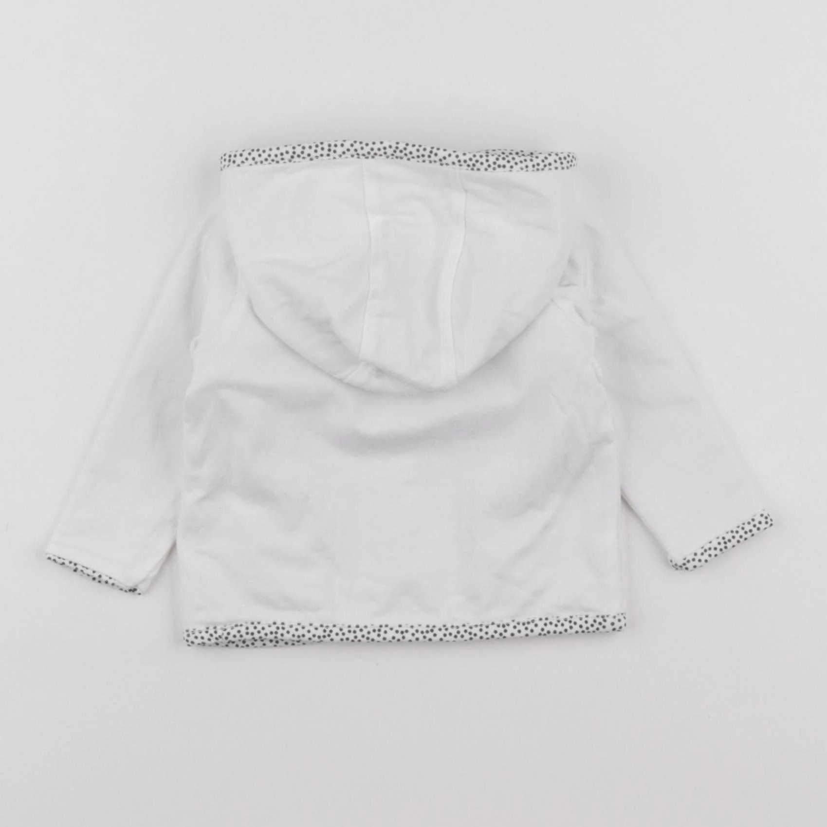 Noppies - sweat réversible blanc - 1/3 mois