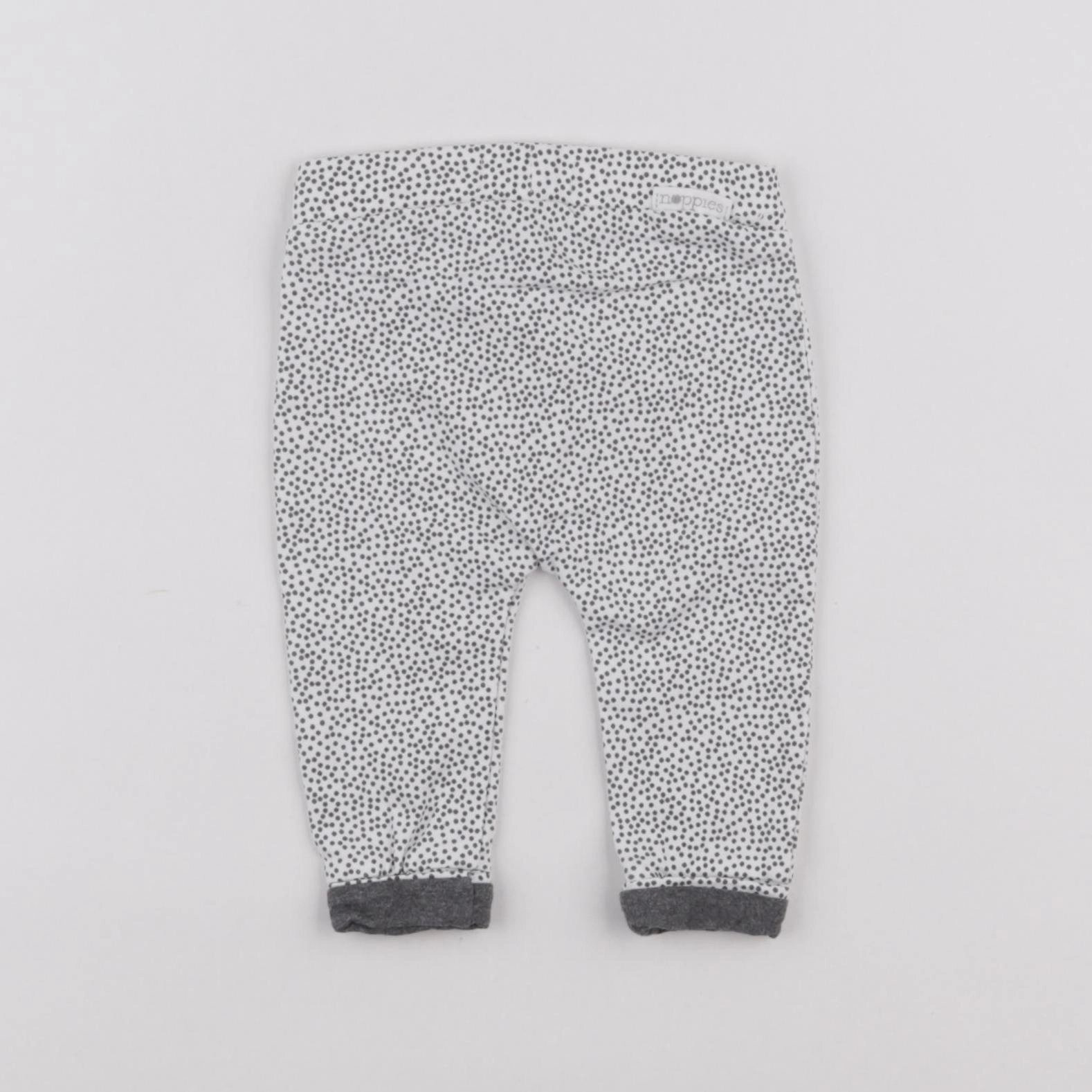 Noppies - legging blanc - 1/3 mois