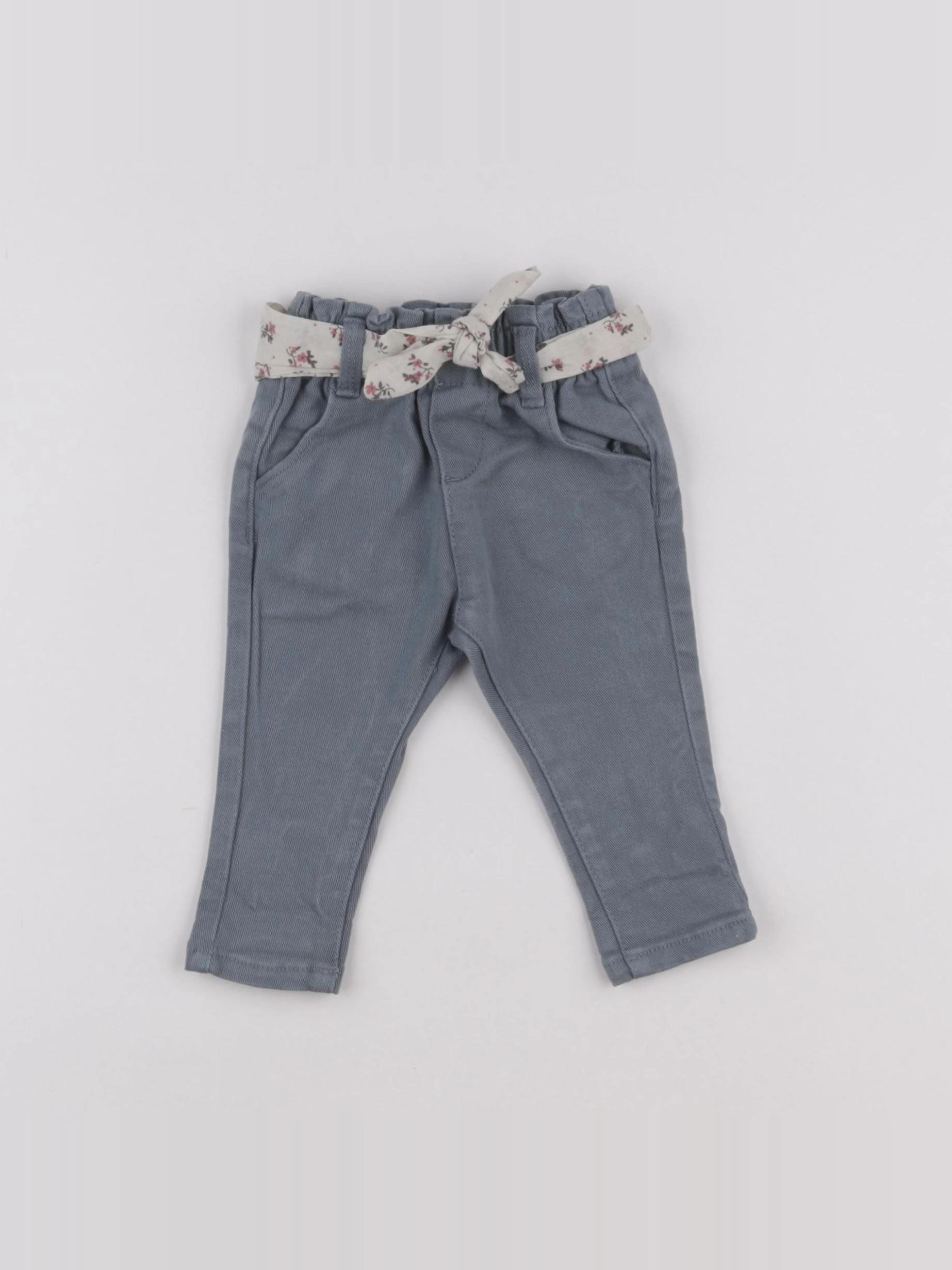 Vertbaudet - jean bleu - 3 mois