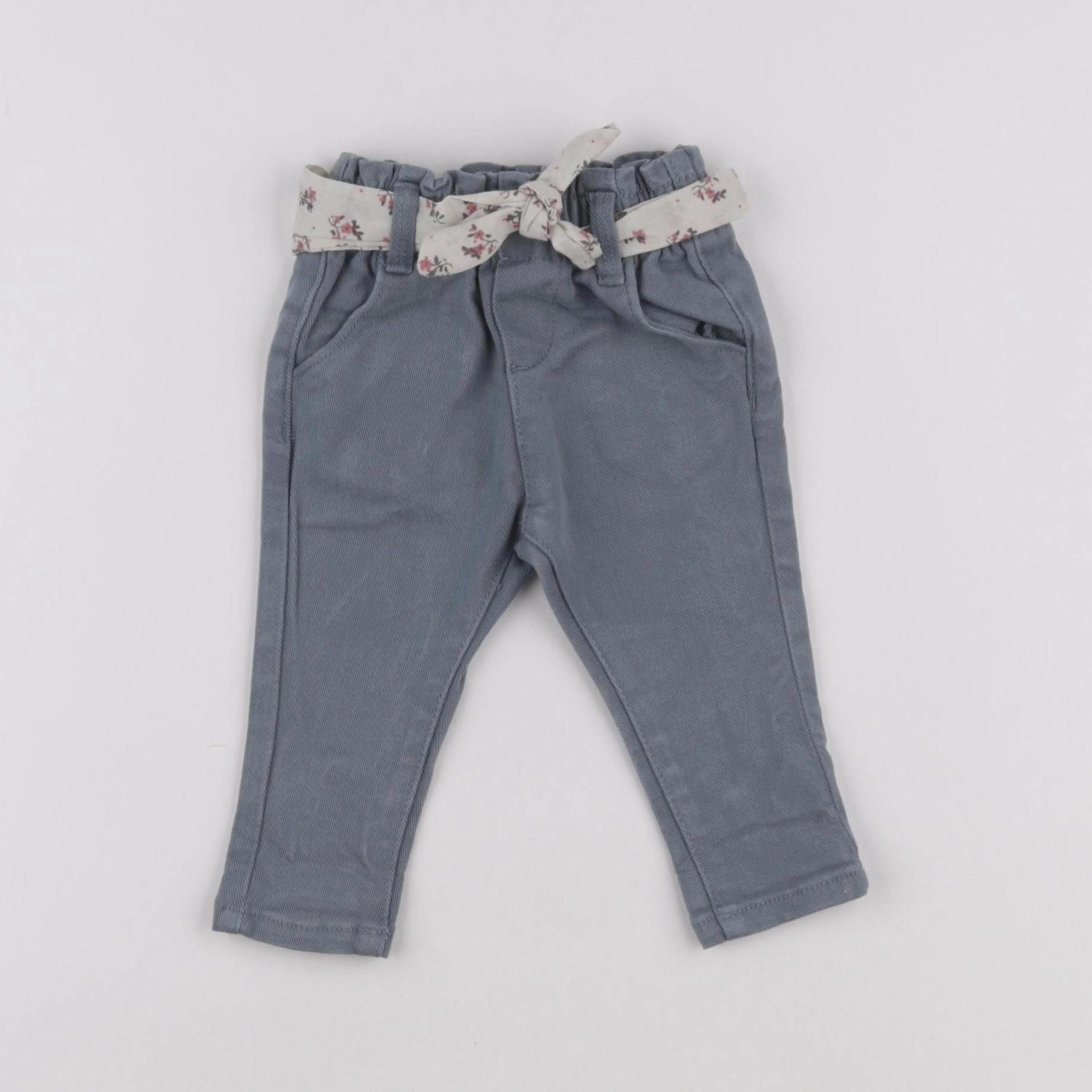 Vertbaudet - jean bleu - 3 mois