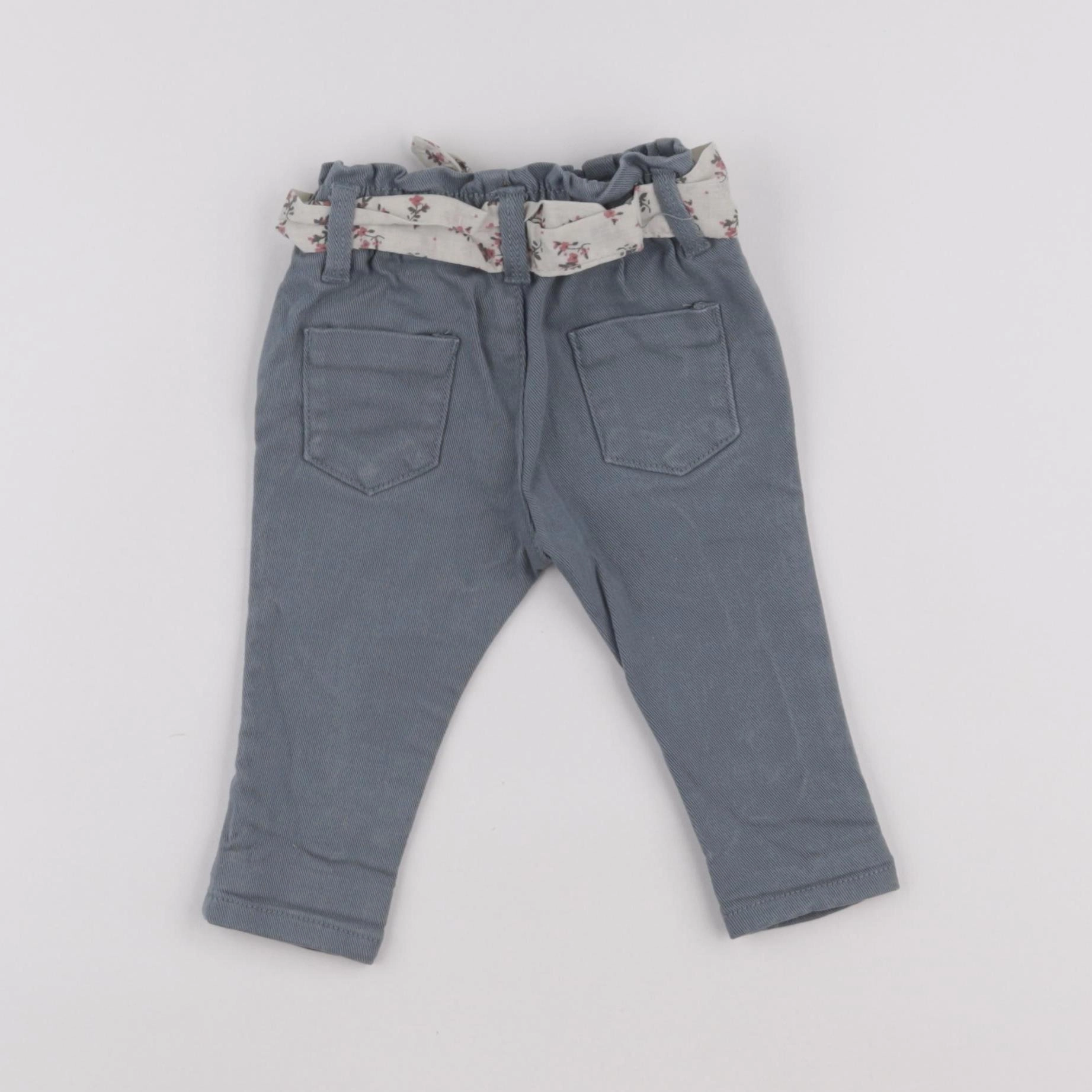 Vertbaudet - jean bleu - 3 mois