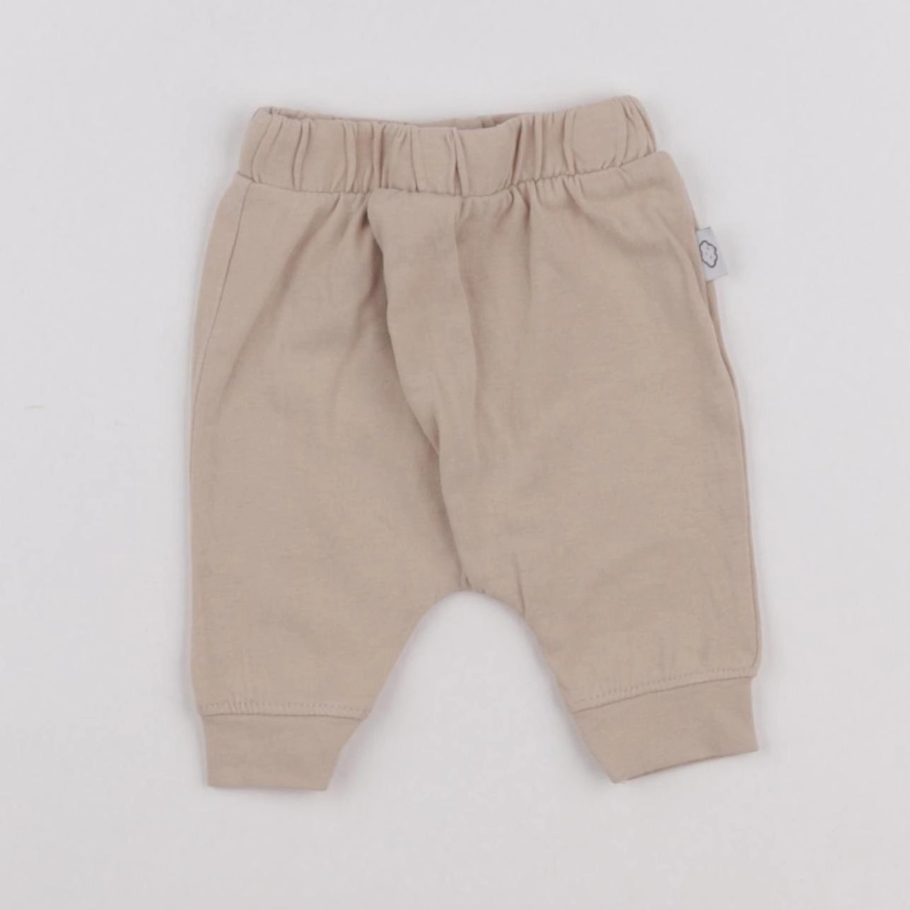 Vertbaudet - sarouel beige - 0 mois