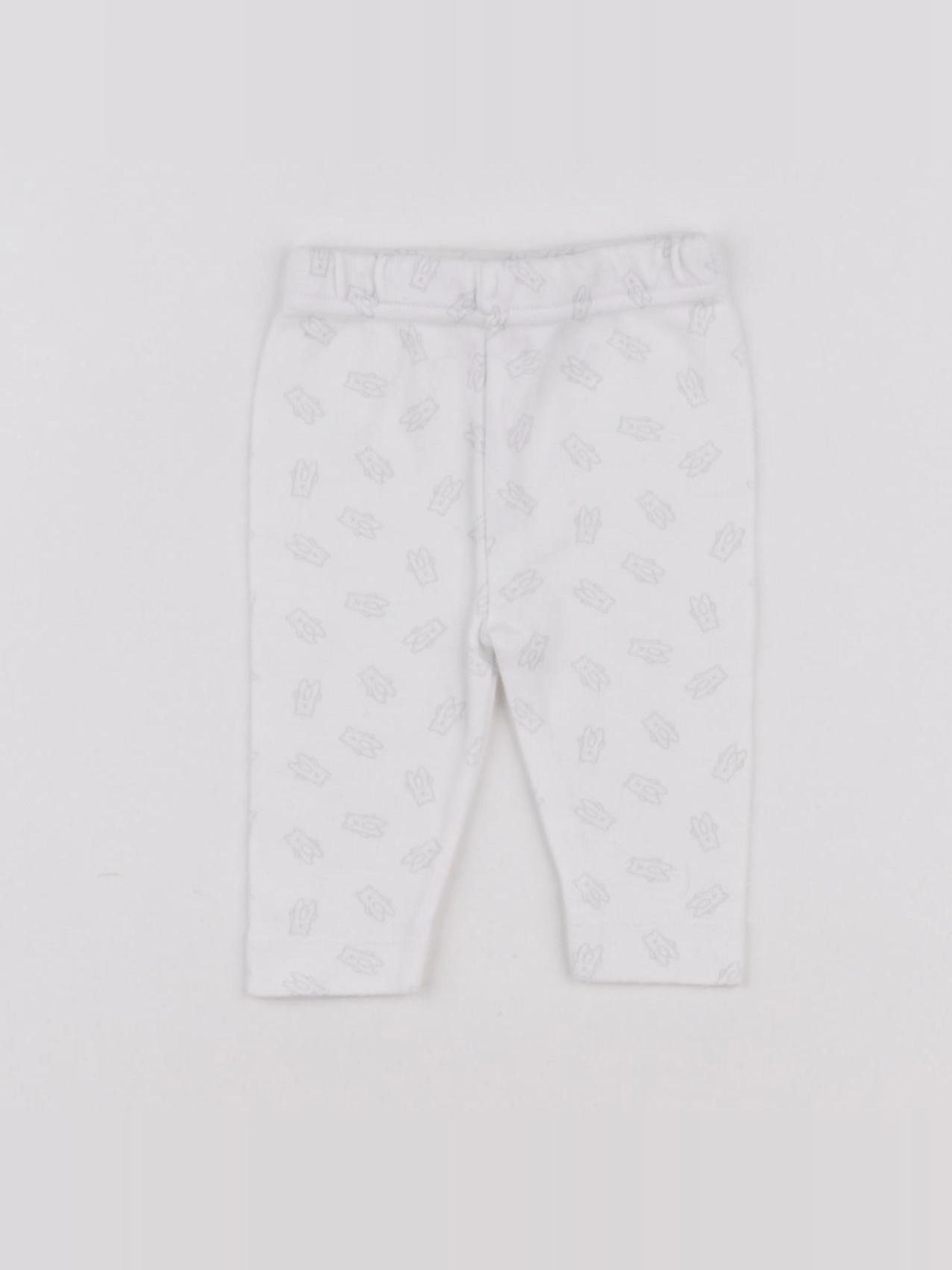Boutchou - legging blanc - 0 mois