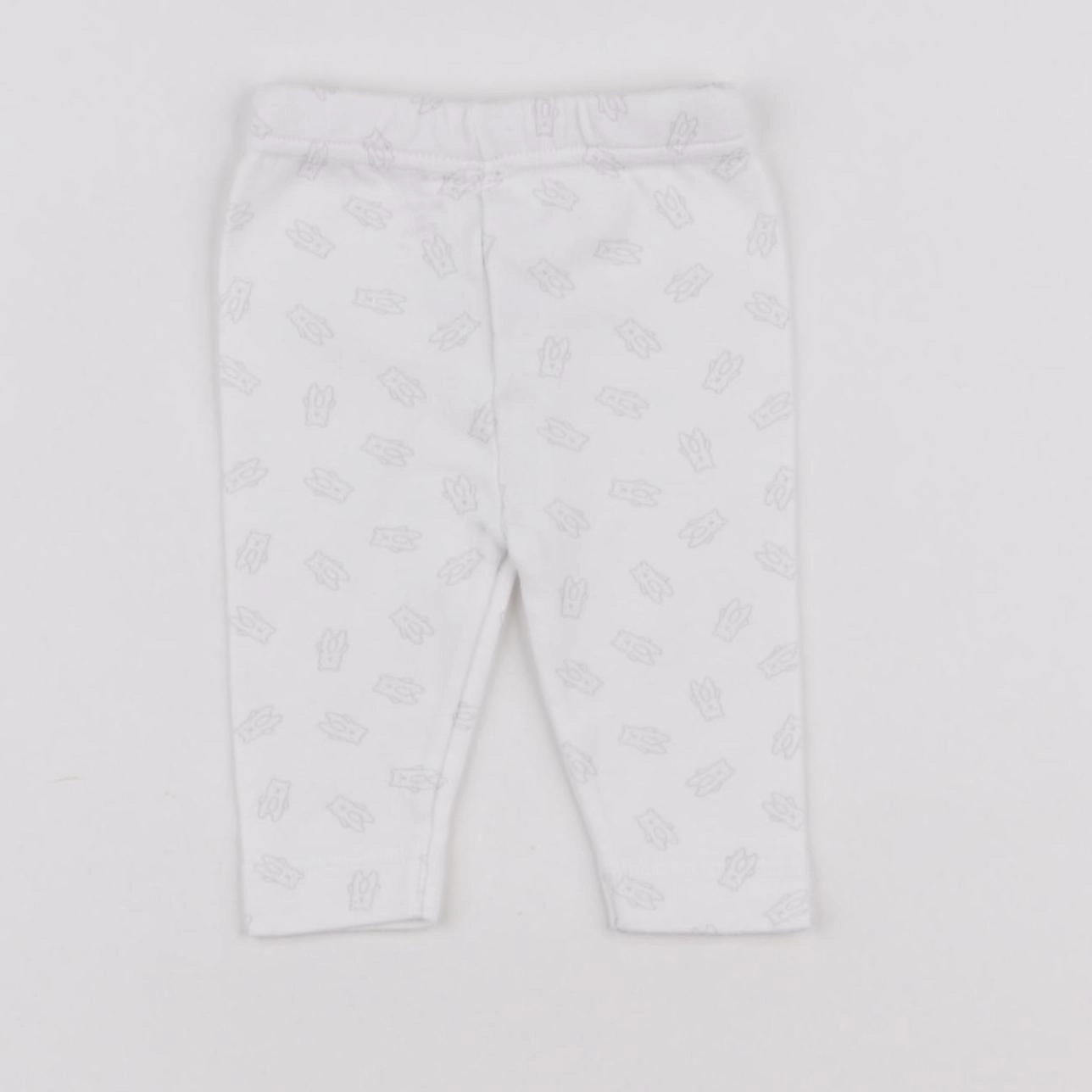 Boutchou - legging blanc - 0 mois