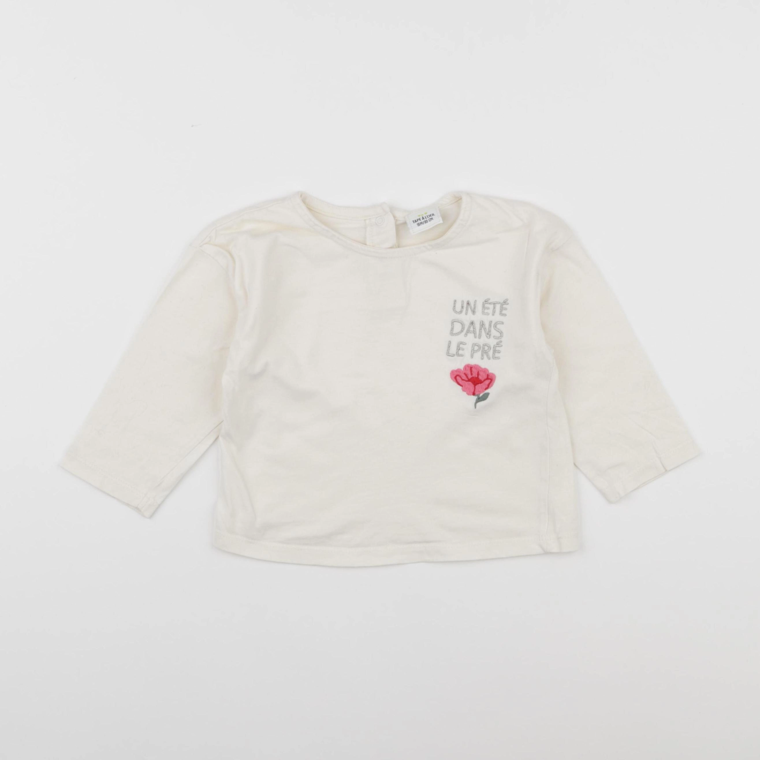 Tape à l'oeil - tee-shirt beige - 18 mois