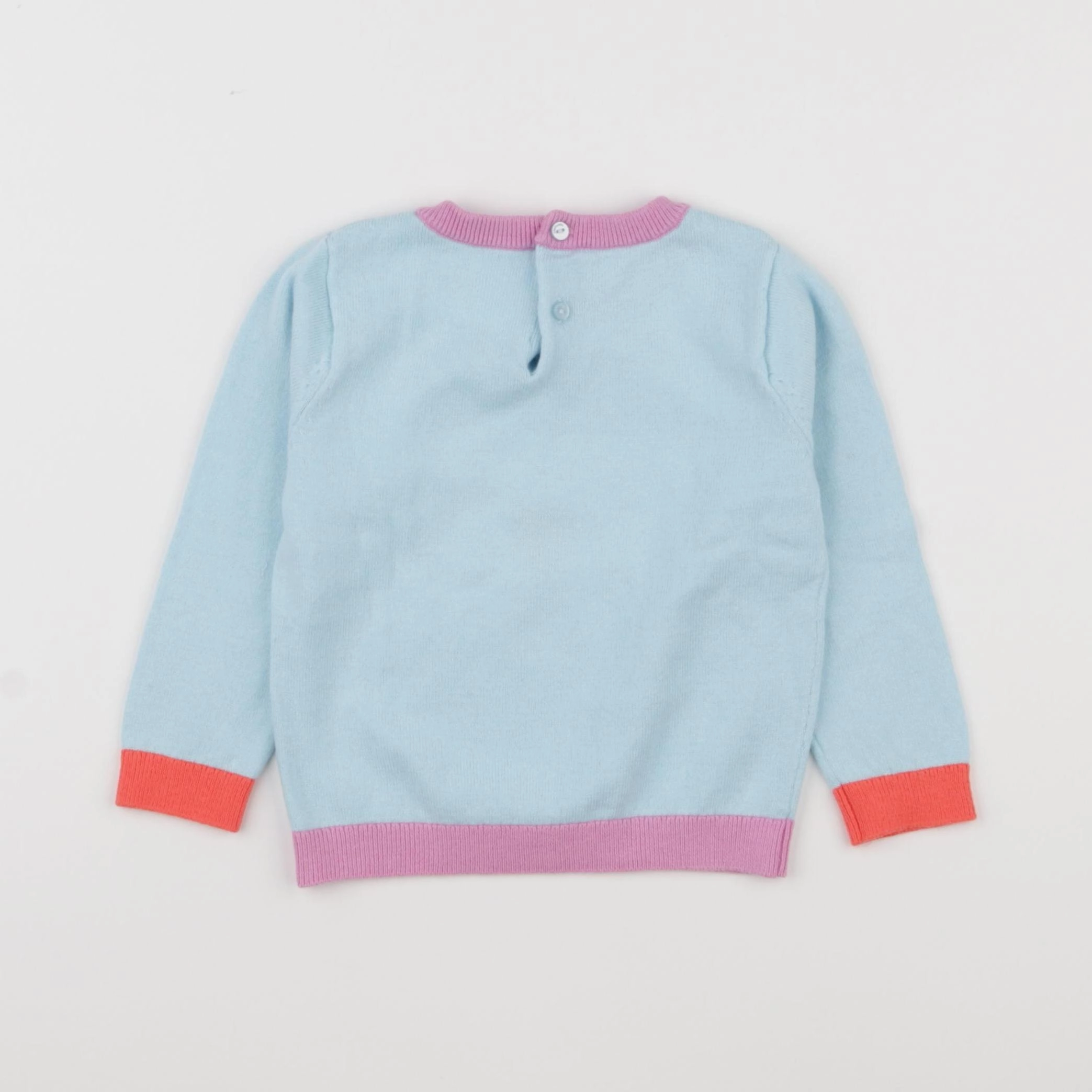 Jacadi - pull bleu - 18 mois